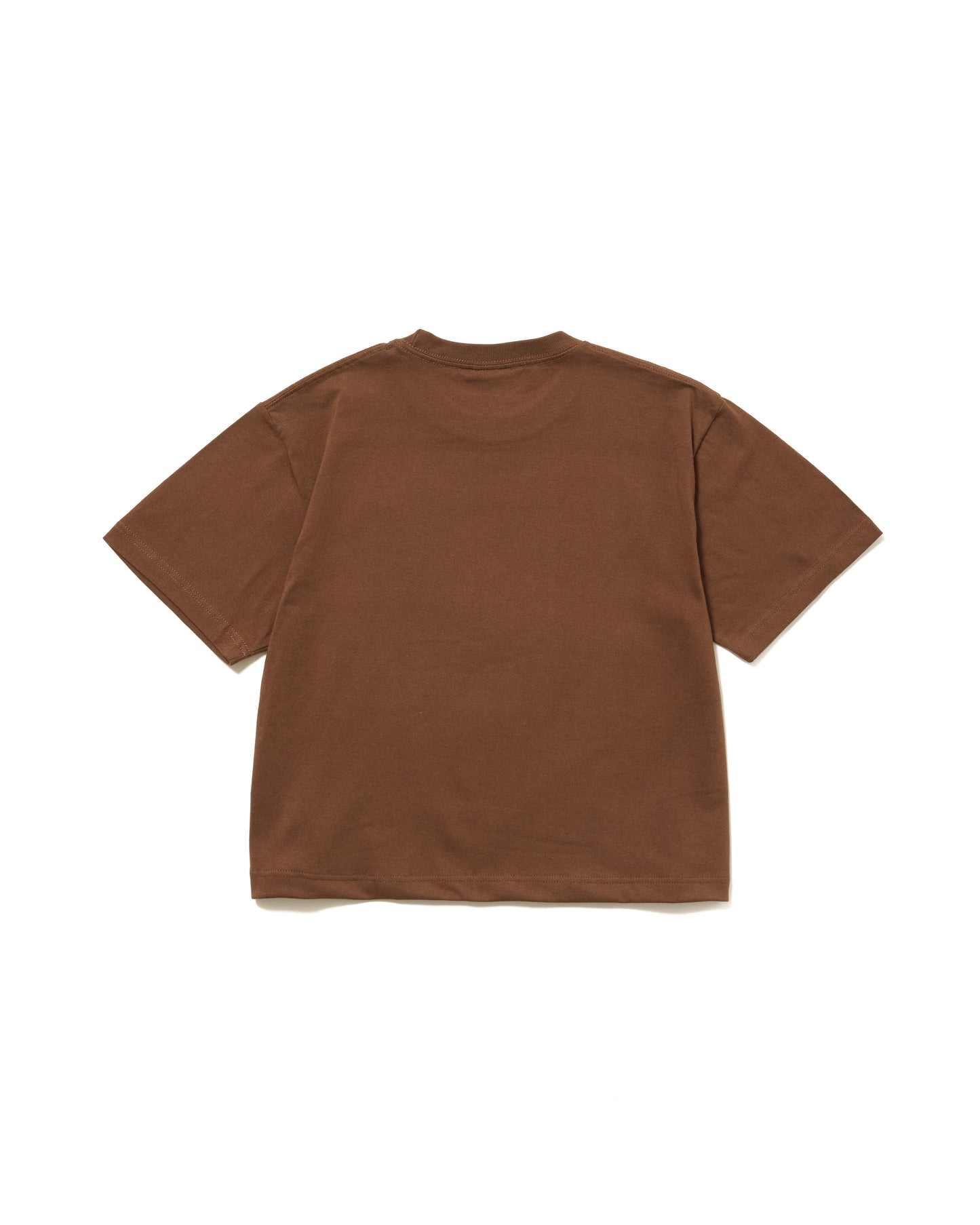PRINT SHORT T-SHIRT / HOUSE (BROWN)