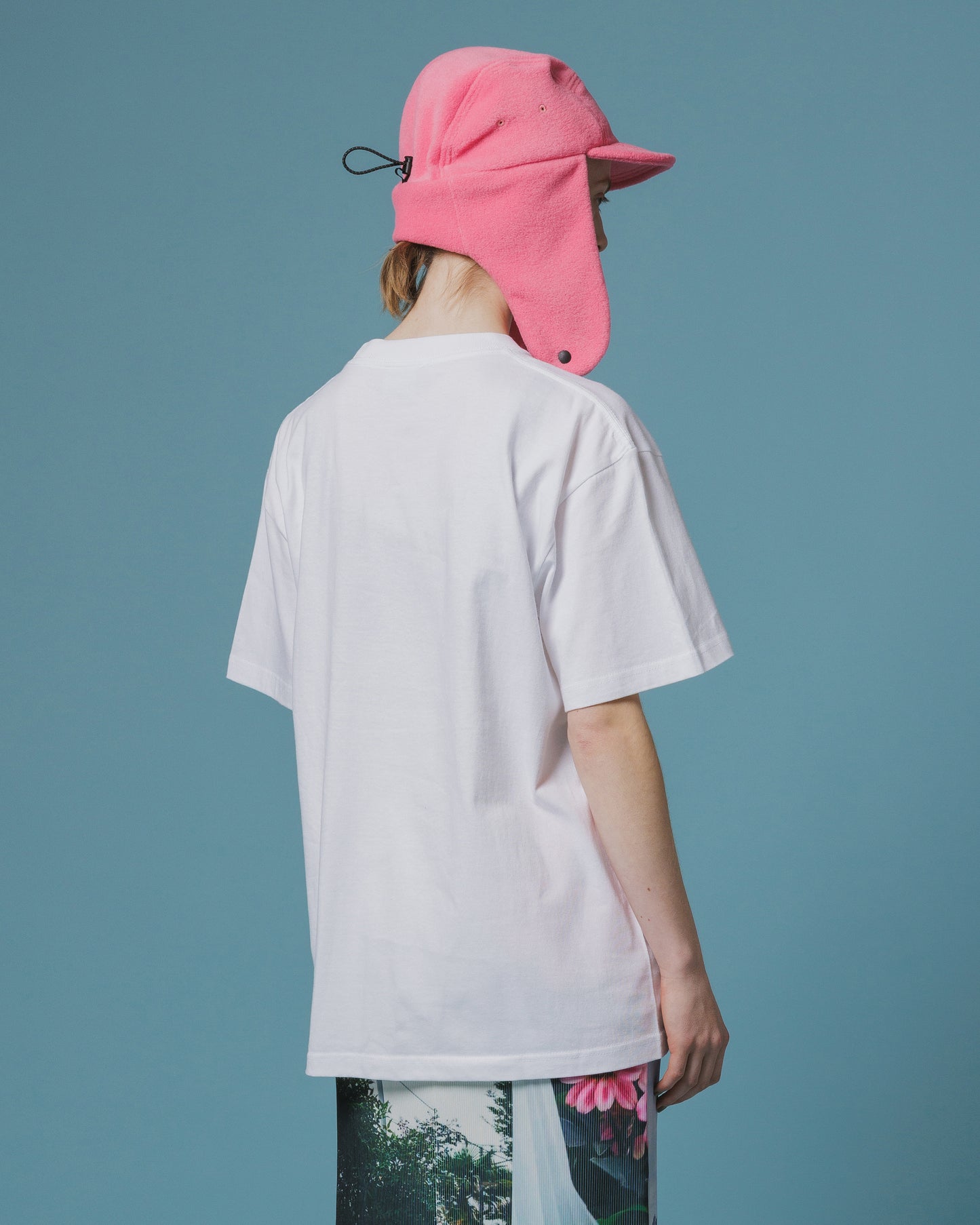 PRINT T-SHIRT / LETTERING (WHITE)