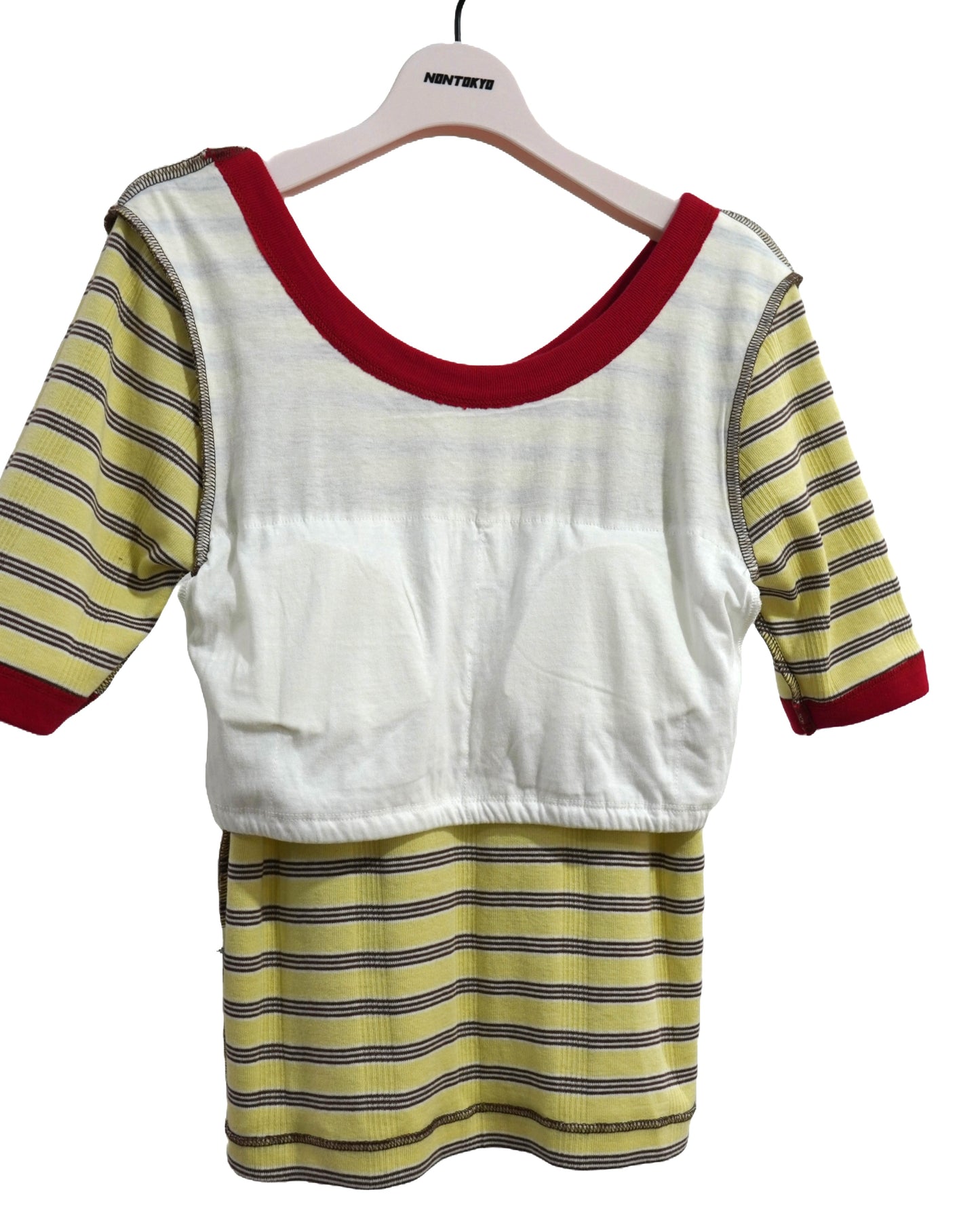 BORDER T-SHIRT feat.miller -CUP IN (YELLOW)