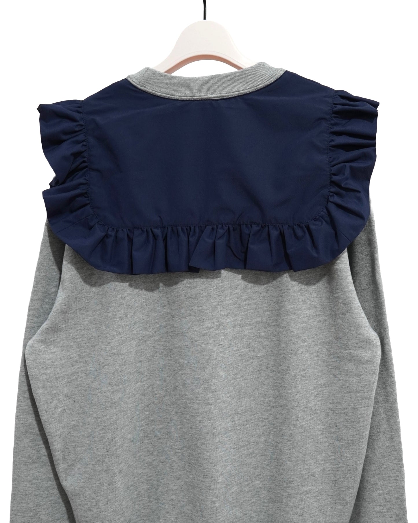 NON TOKYO / DOCKING SHIRT PULL-OVER SWEAT (GRAY) / <NON TOKYO> Docking shirt pullover sweatshirt (gray)