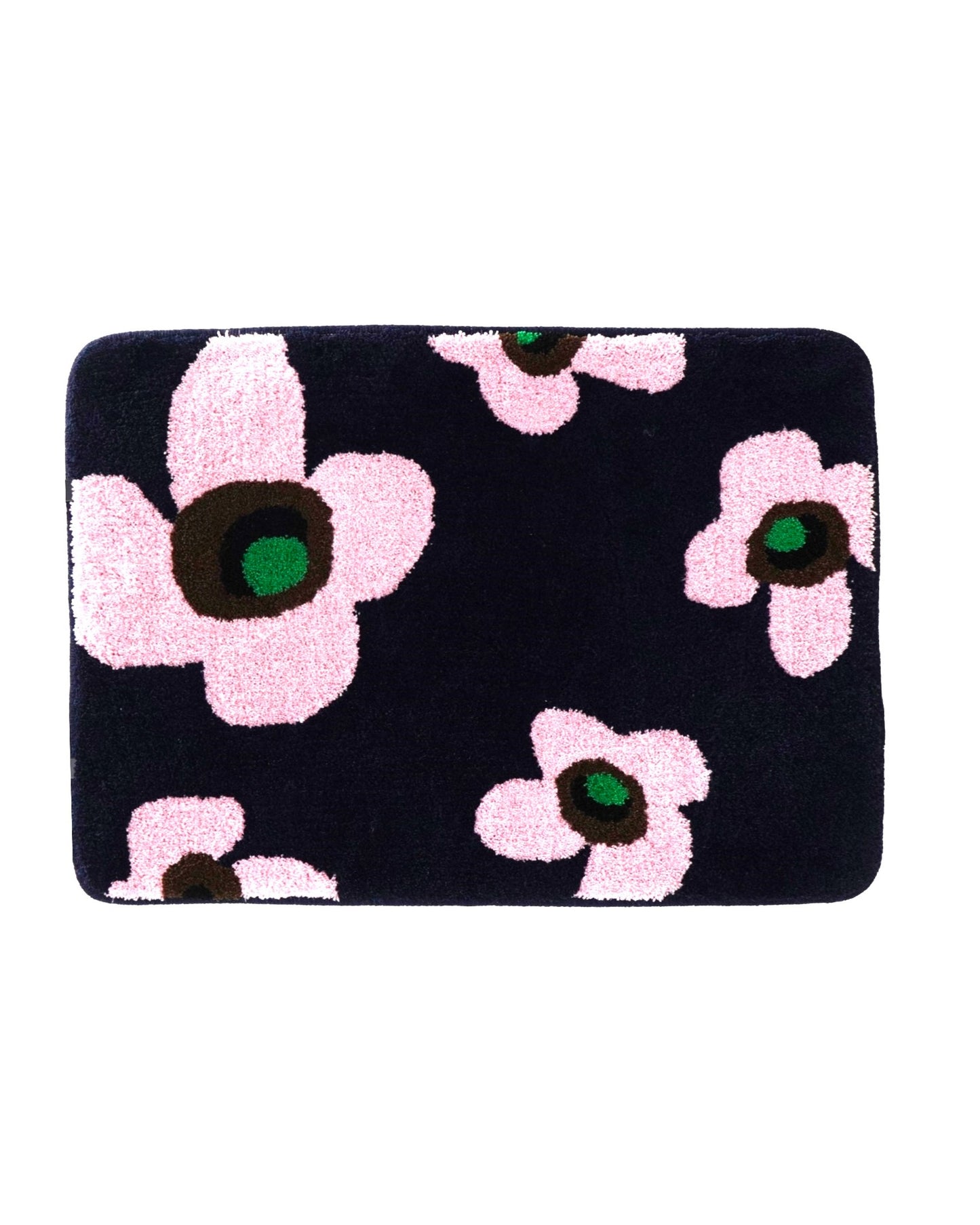 ORIGINAL RUG 【FLOWER】 (NAVY)