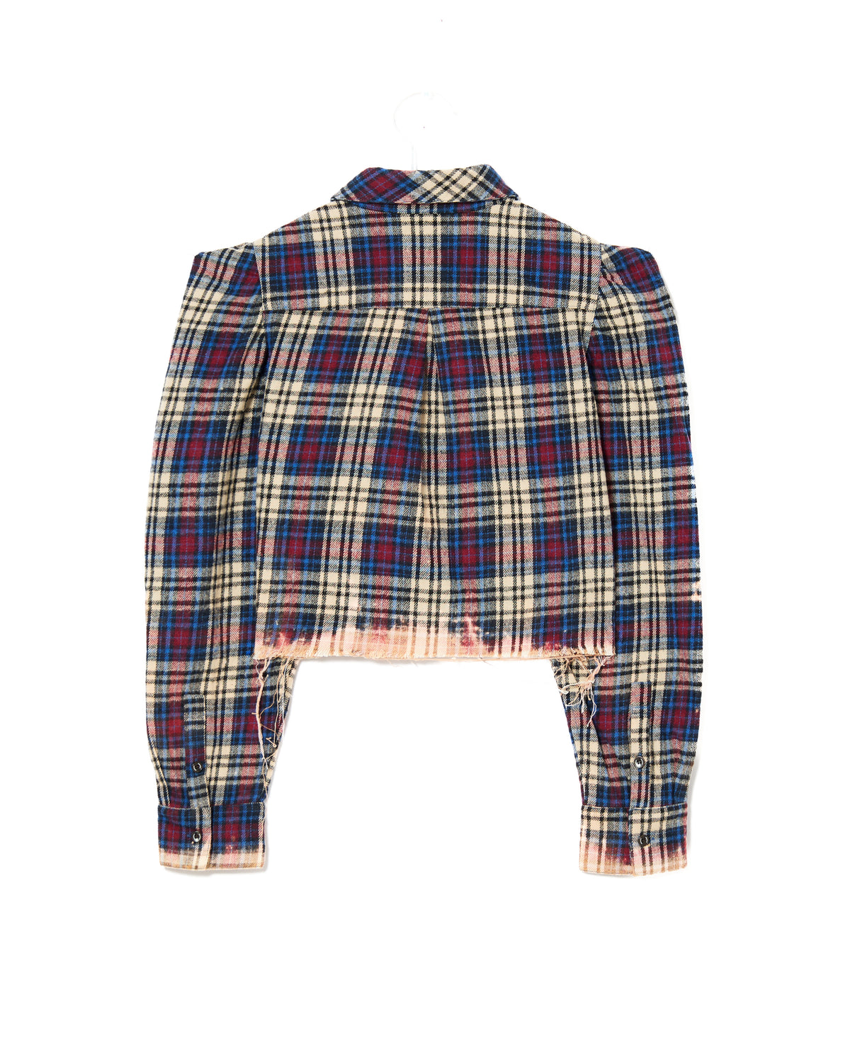 CHECK BLEACH SHIRT (BLUE)