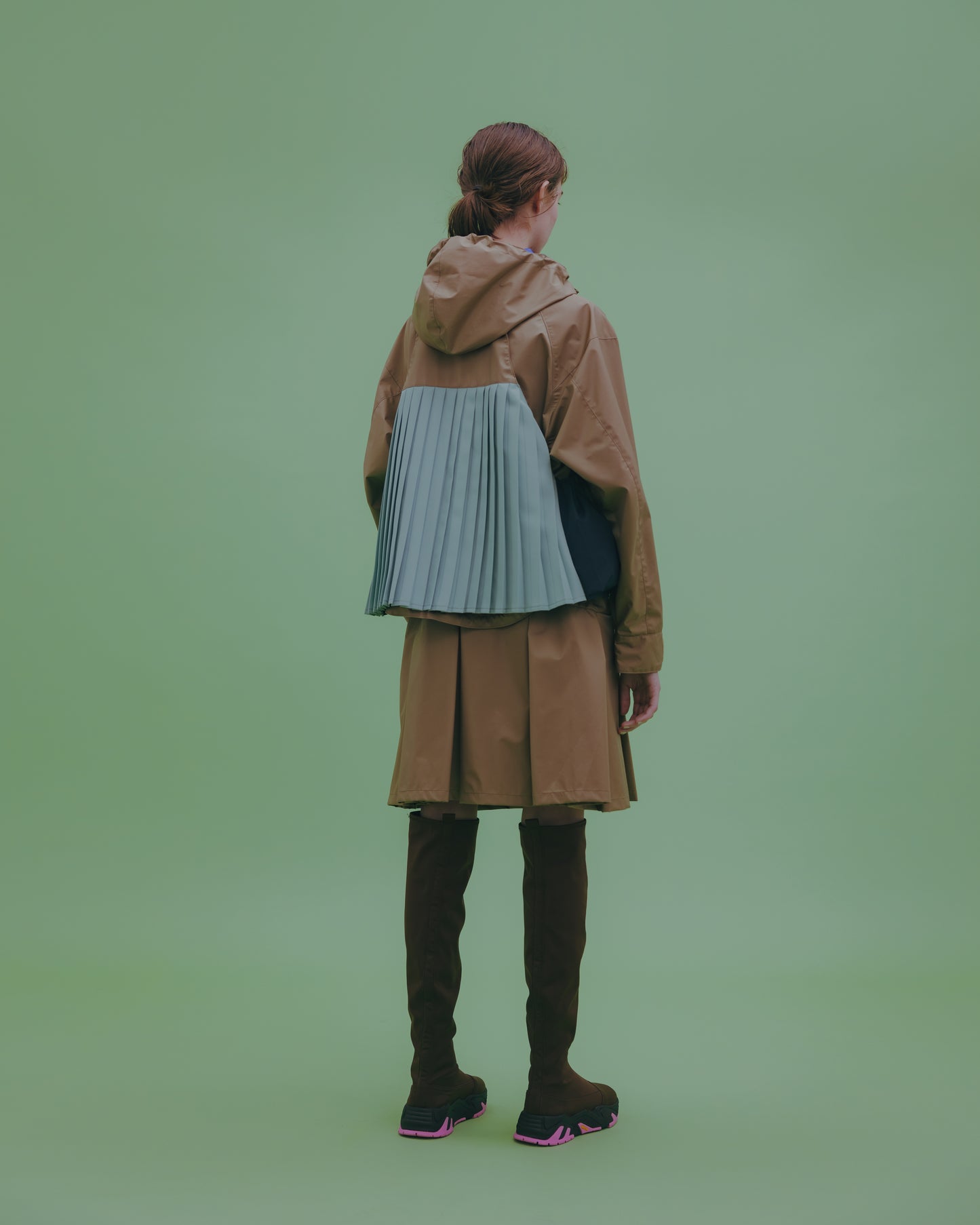 NON TOKYO×Wild Things / 双面 DENALI 夹克(米色×蓝色)