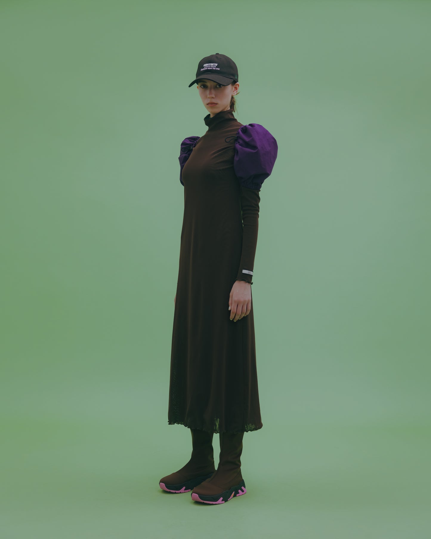 NON TOKYO / NT WET LONG (BROWN) / <NON TOKYO> NT Wet Long (Brown)