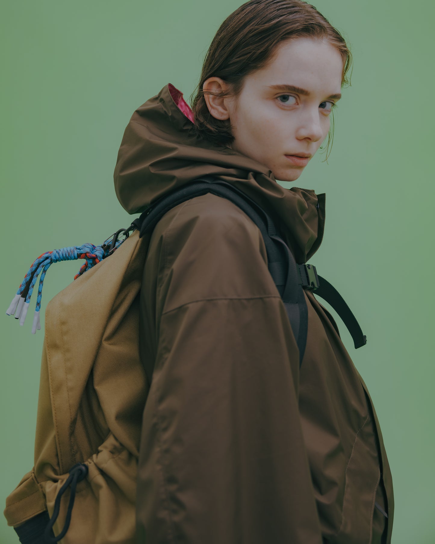 NON TOKYO×Wild Things / 双面 DENALI 夹克(卡其色×粉色)