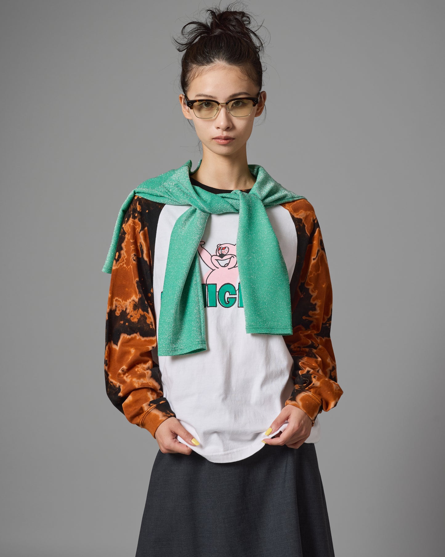 GLITTER CARDIGAN (GREEN)