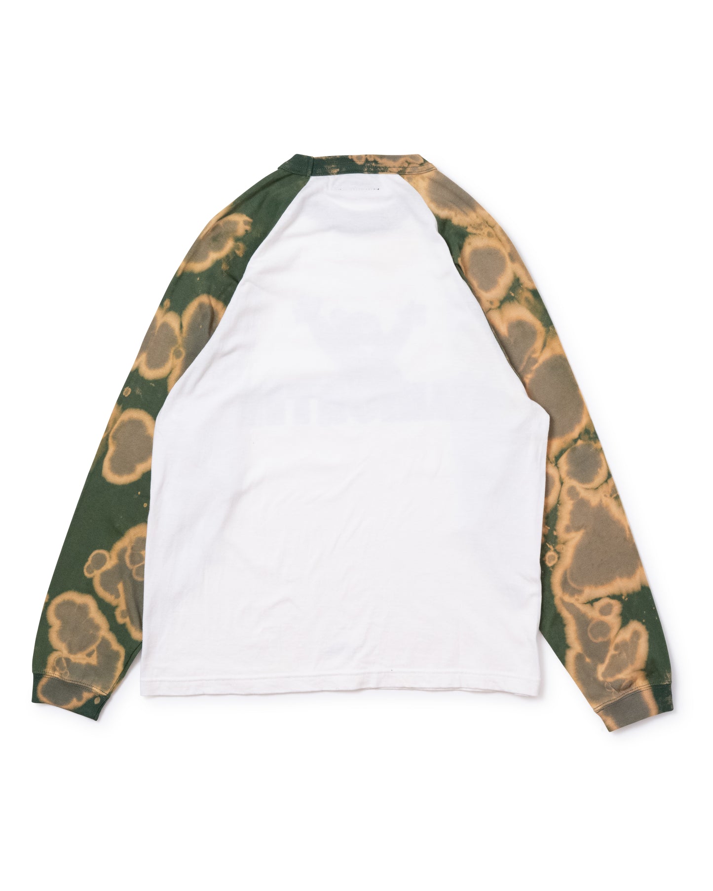 RAGLAN TIE-DYE L/S T-SHIRT (GREEN)