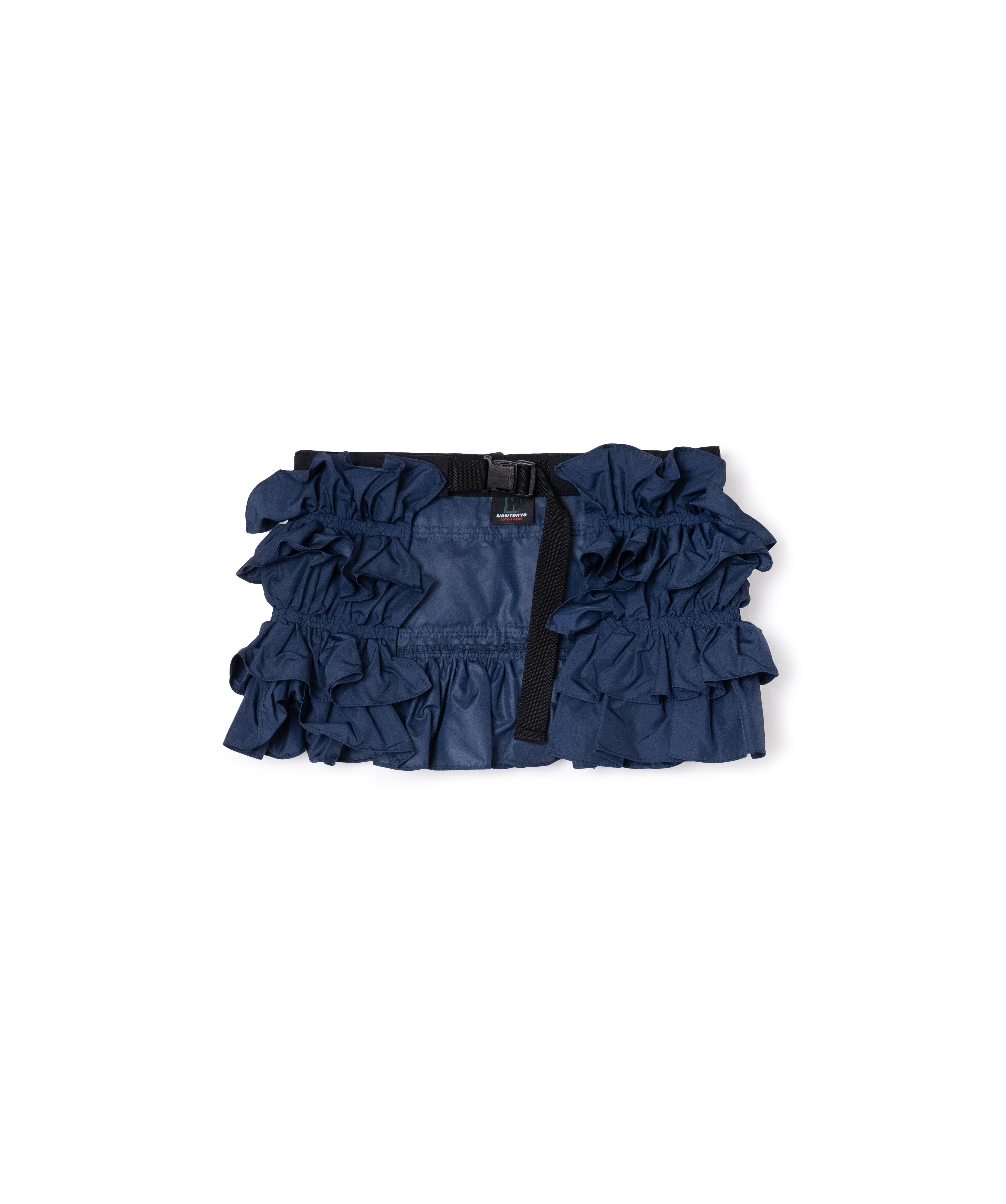ノントーキョー PLEATS FRILL NO SLEEVE BLUE FRILL BELT (NAVY) – NON TOKYO