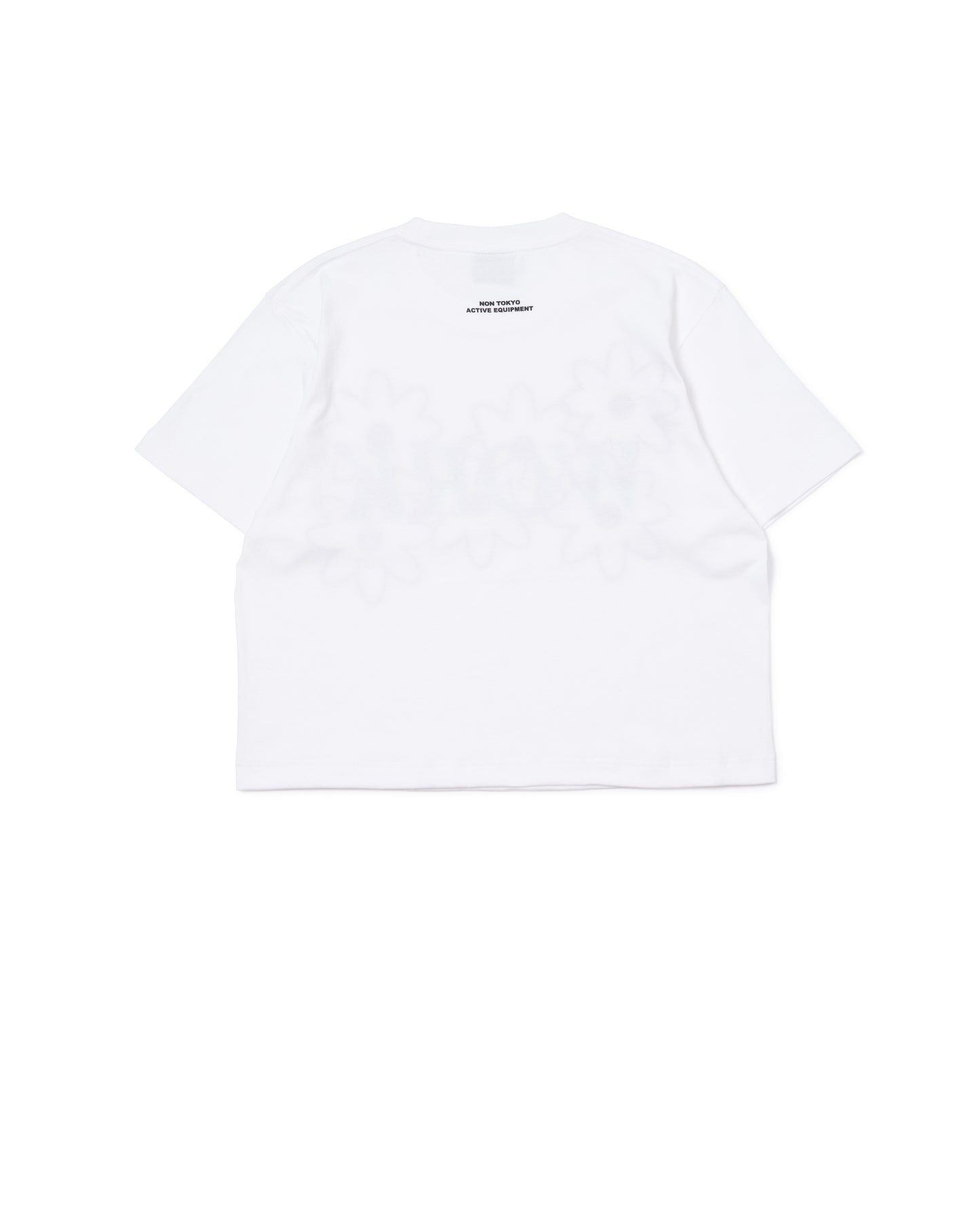 WORK PRINT SHORT T-SHIRT (WHITE)