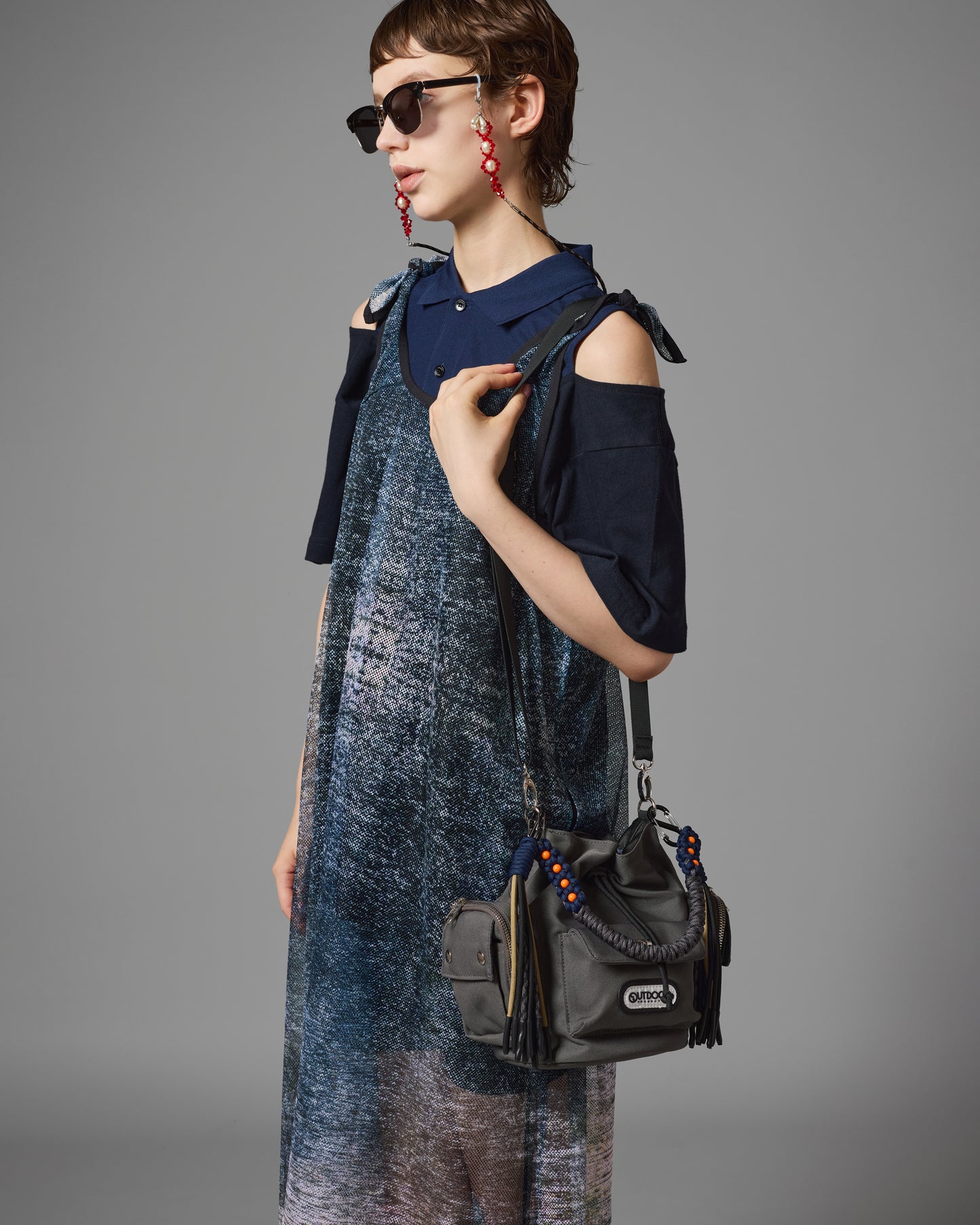 DOCKING POLO SHIRT (NAVY×NAVY)