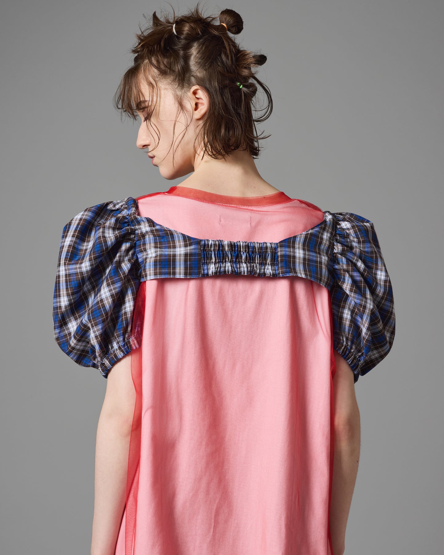 CHECK PUFF ARM HOLDER (BLUE)