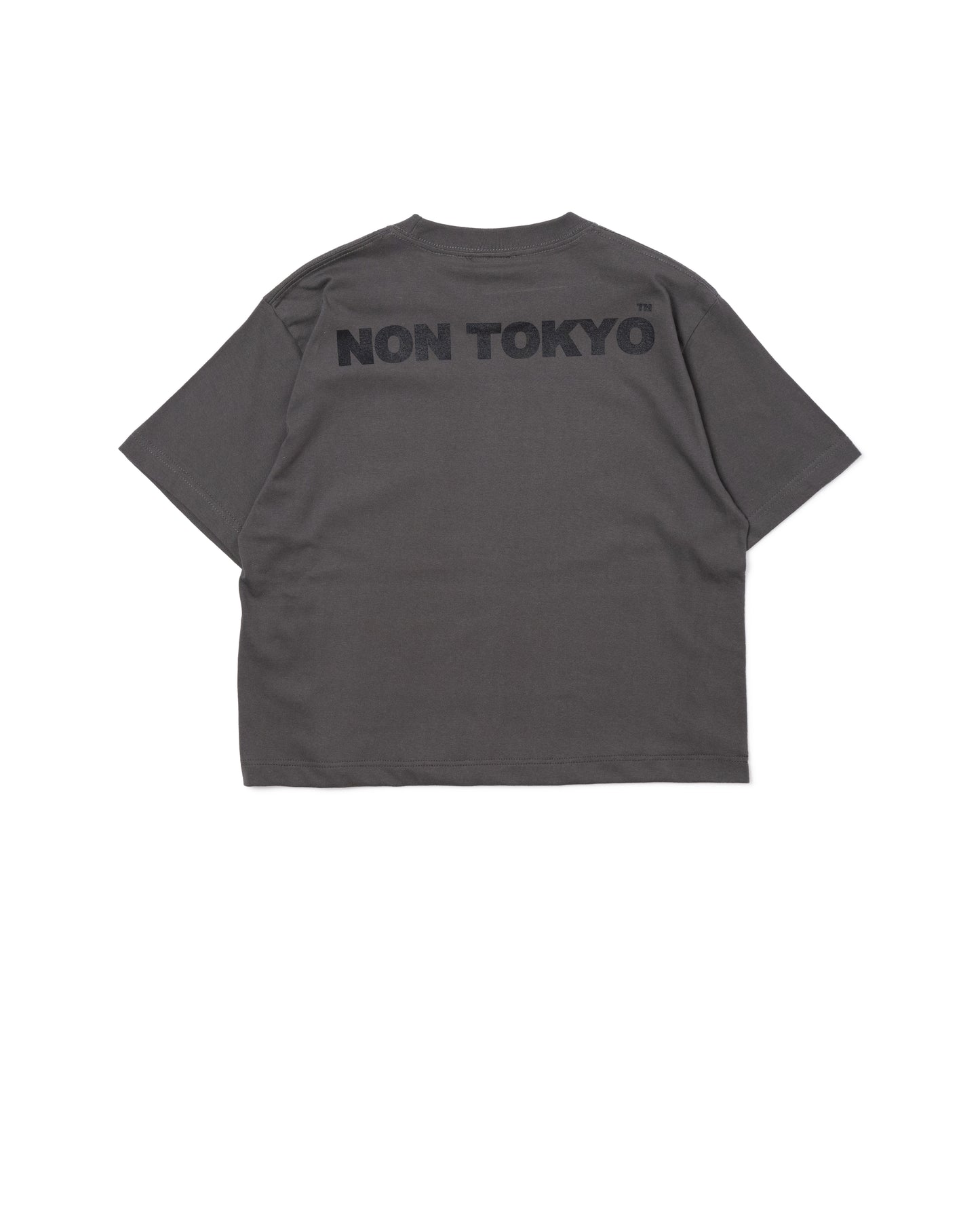 FOX PRINT SHORT T-SHIRT (GRAY)