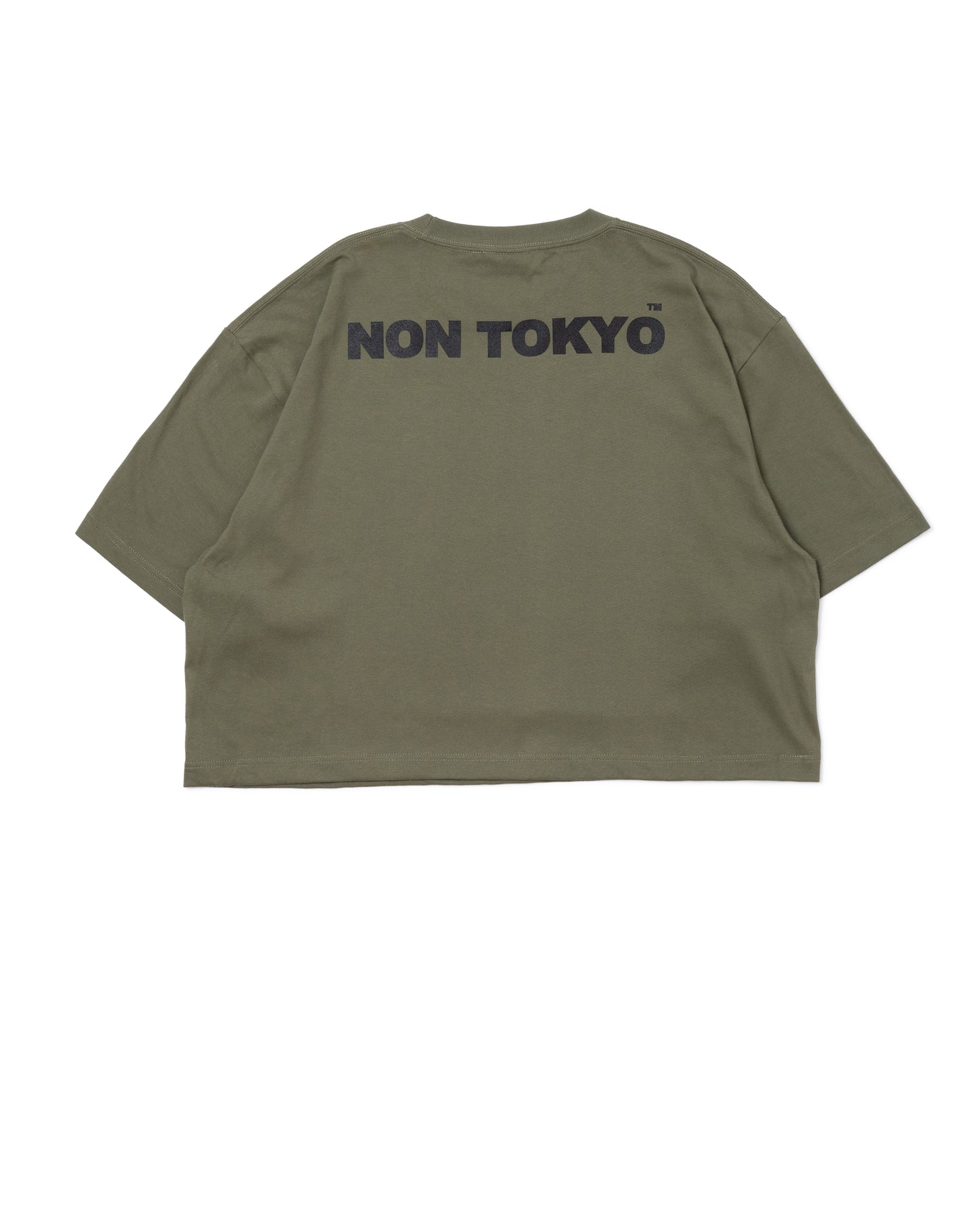 FOX PRINT SHORT T-SHIRT (KHAKI)