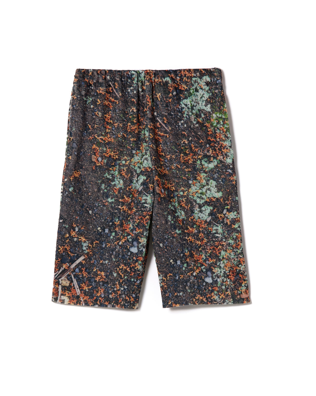 PRINT RIB SHORTS (RUST)