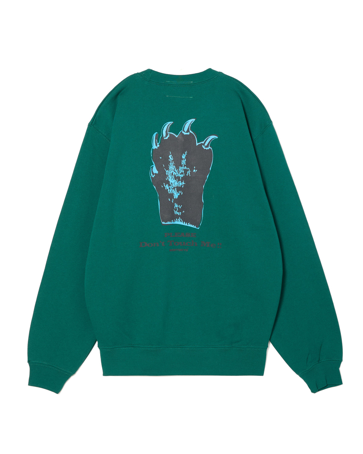 HAND PRINT PULLOVER SWEAT (GREEN)