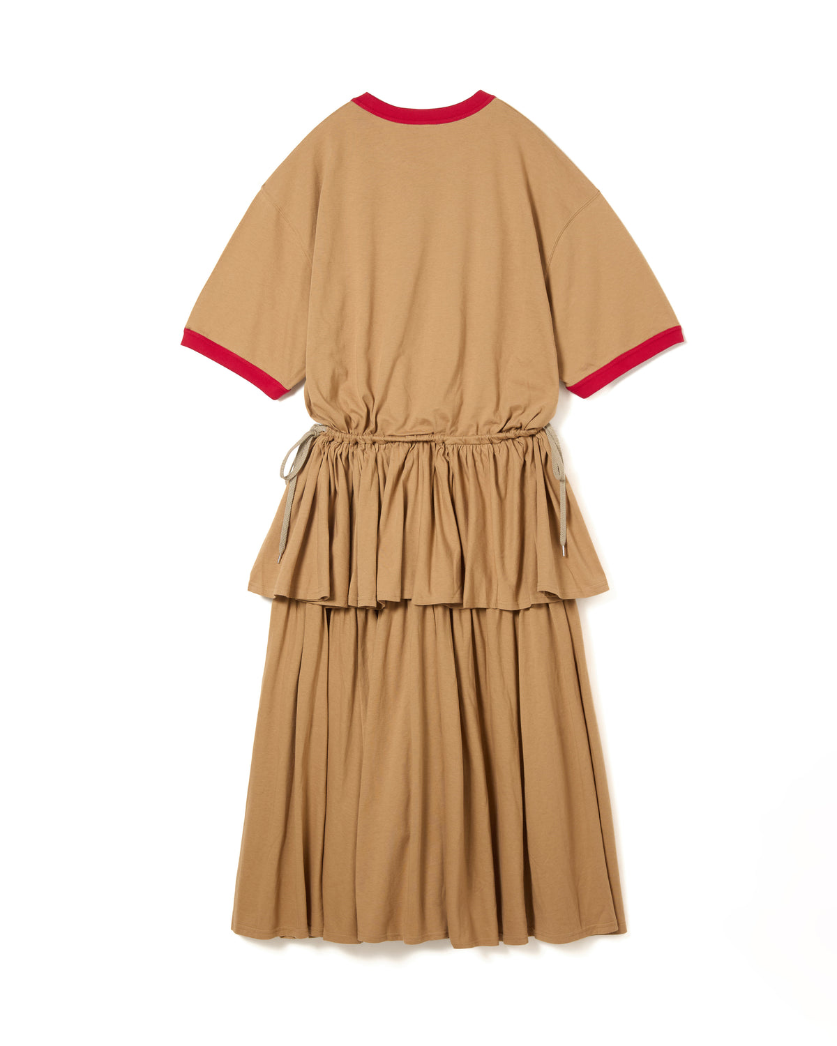 RINGER TIERED ONE-PIECE (BEIGE)