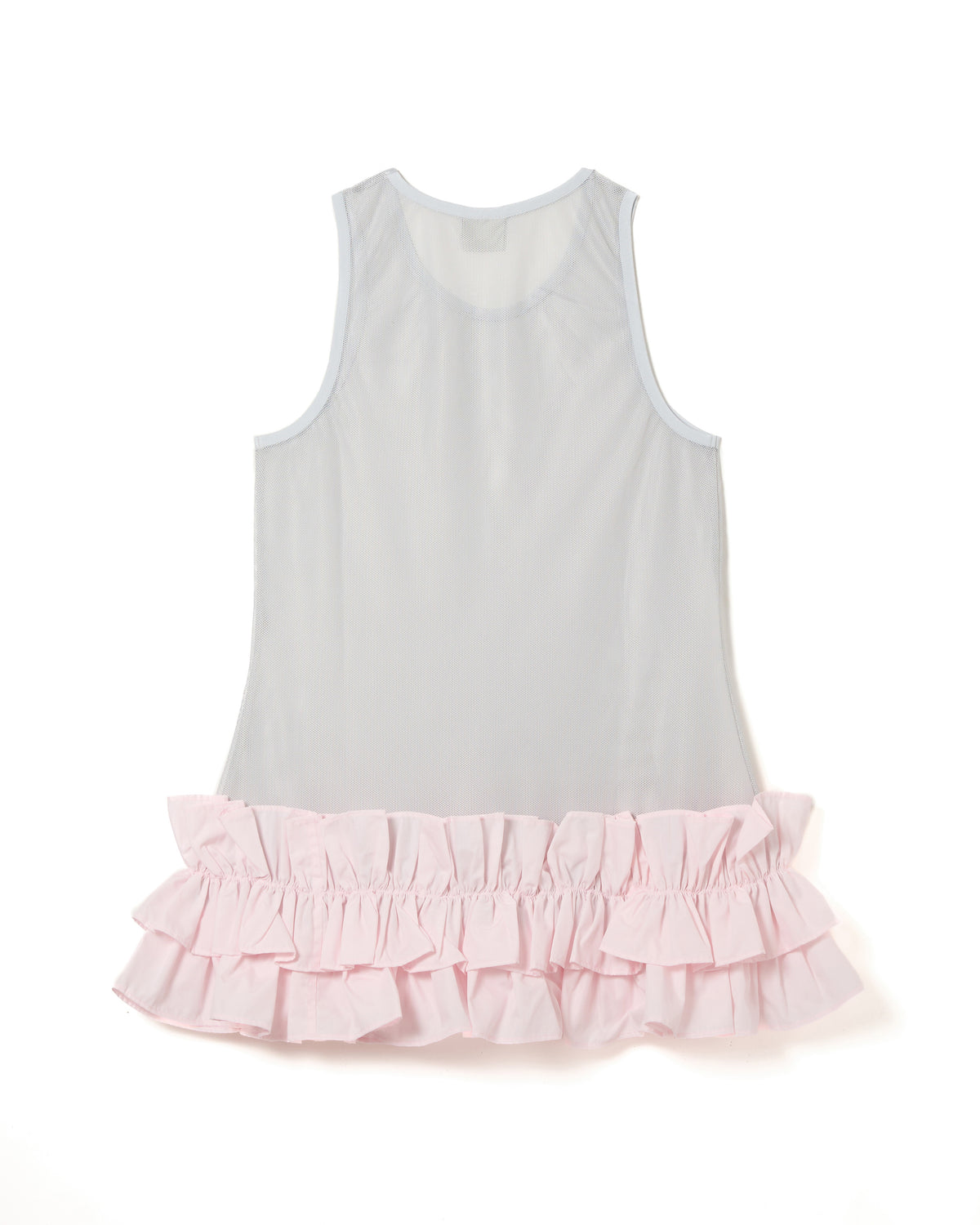 FRILL MESH TANK-TOP (PINK)