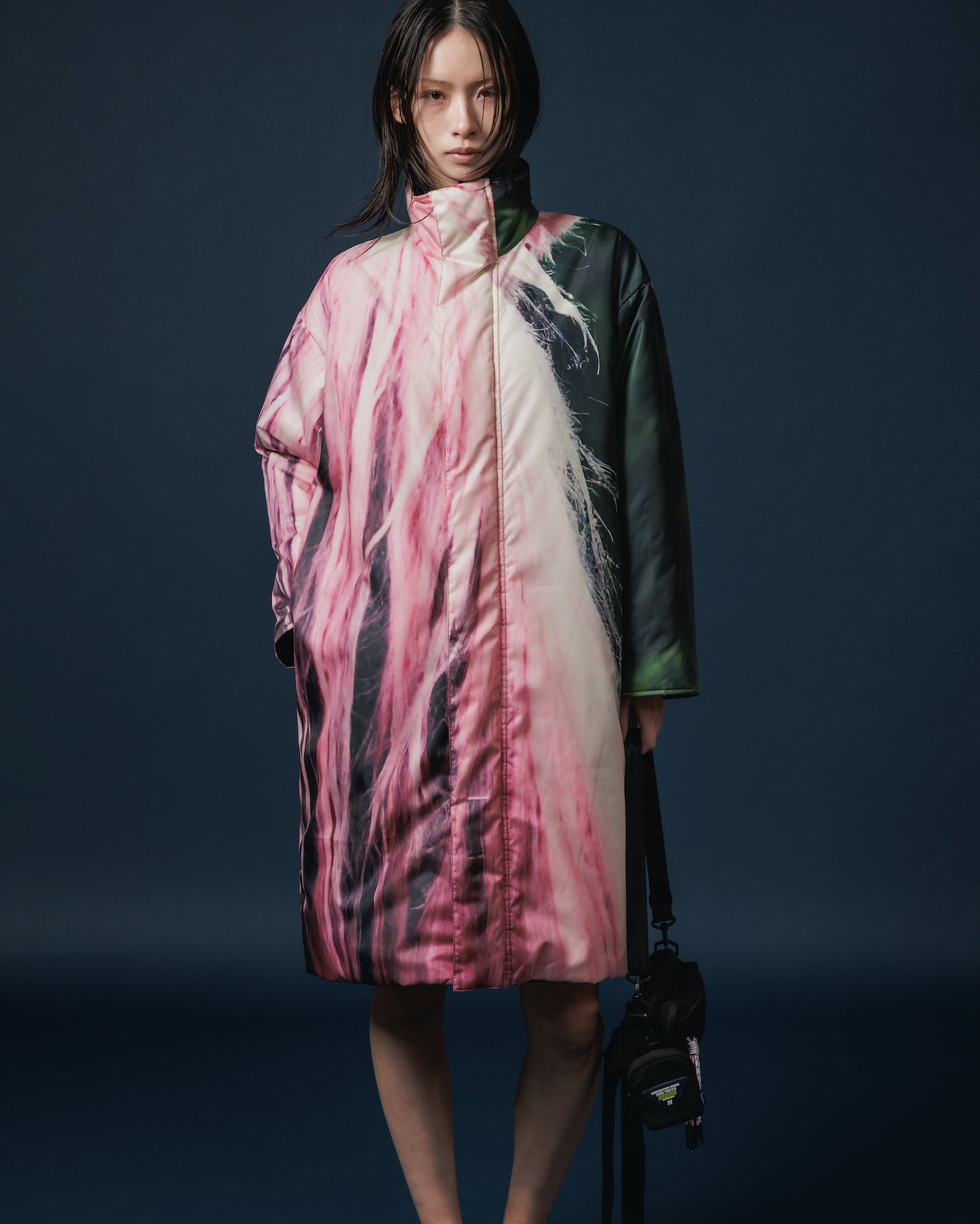 REVERSIBLE PADDING COAT (HORSE x BLACK)