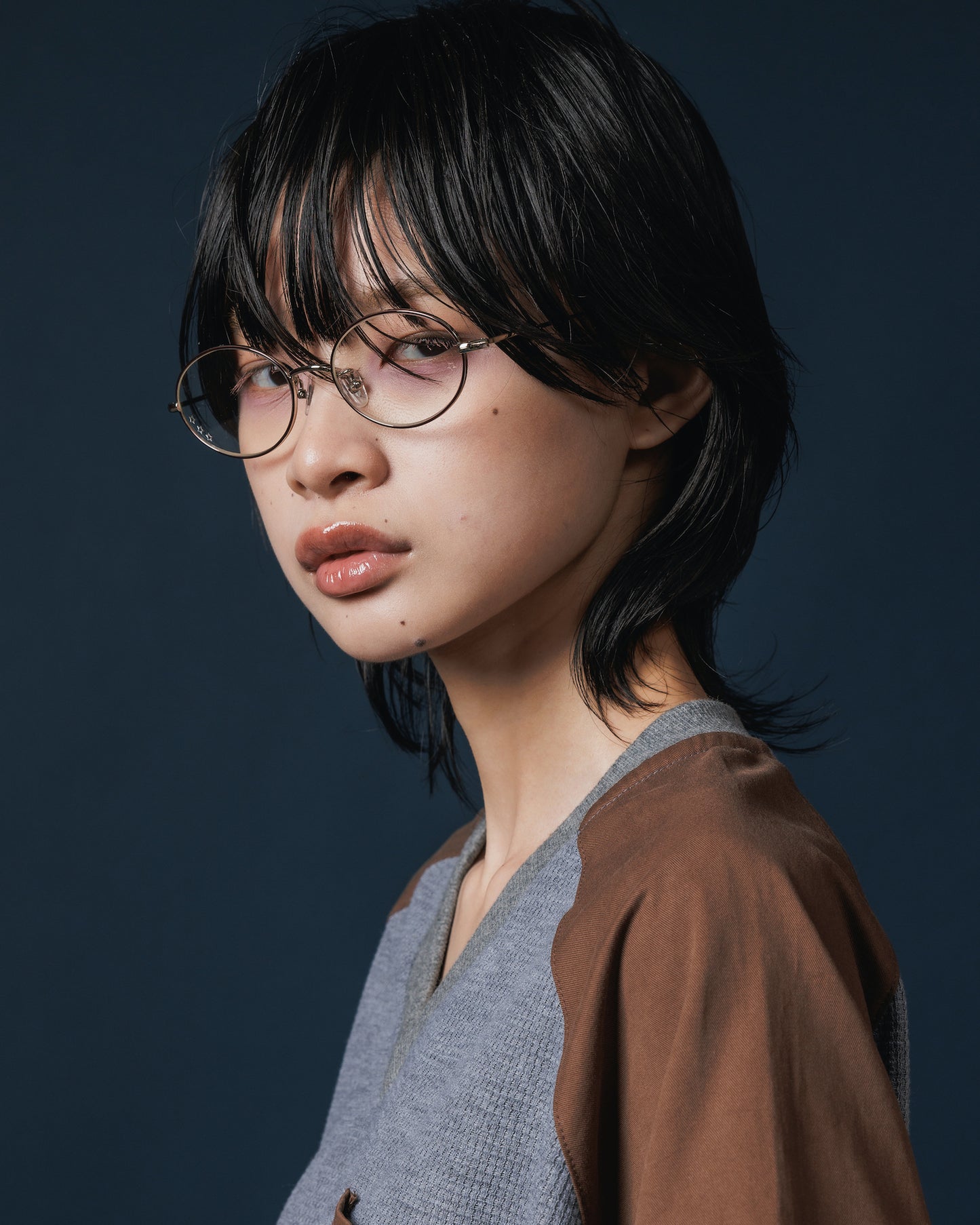 STAR OVAL SUNGLASSES (CLEAR)