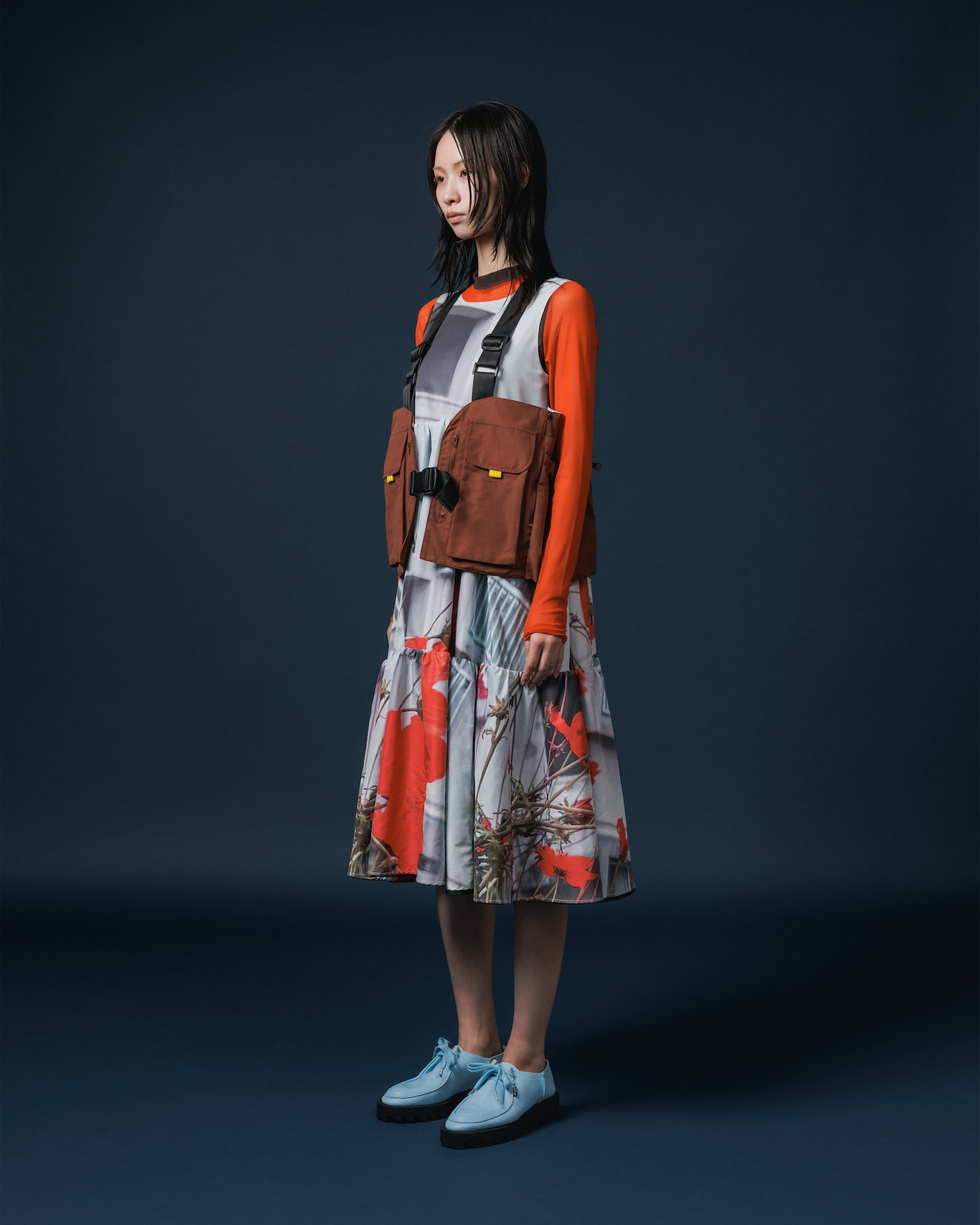 UTILITY VEST (BROWN)
