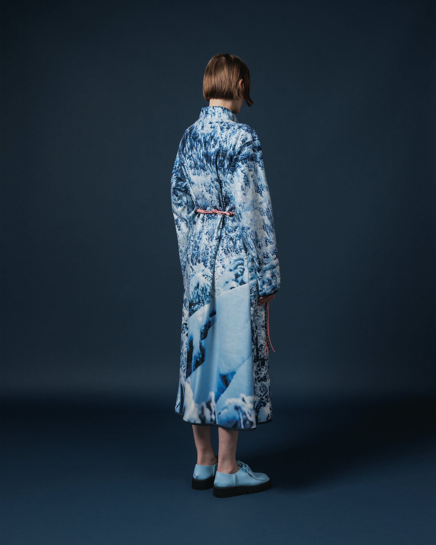 PRINT FLEECE ONE-PIECE (SNOW MOUNTAIN)