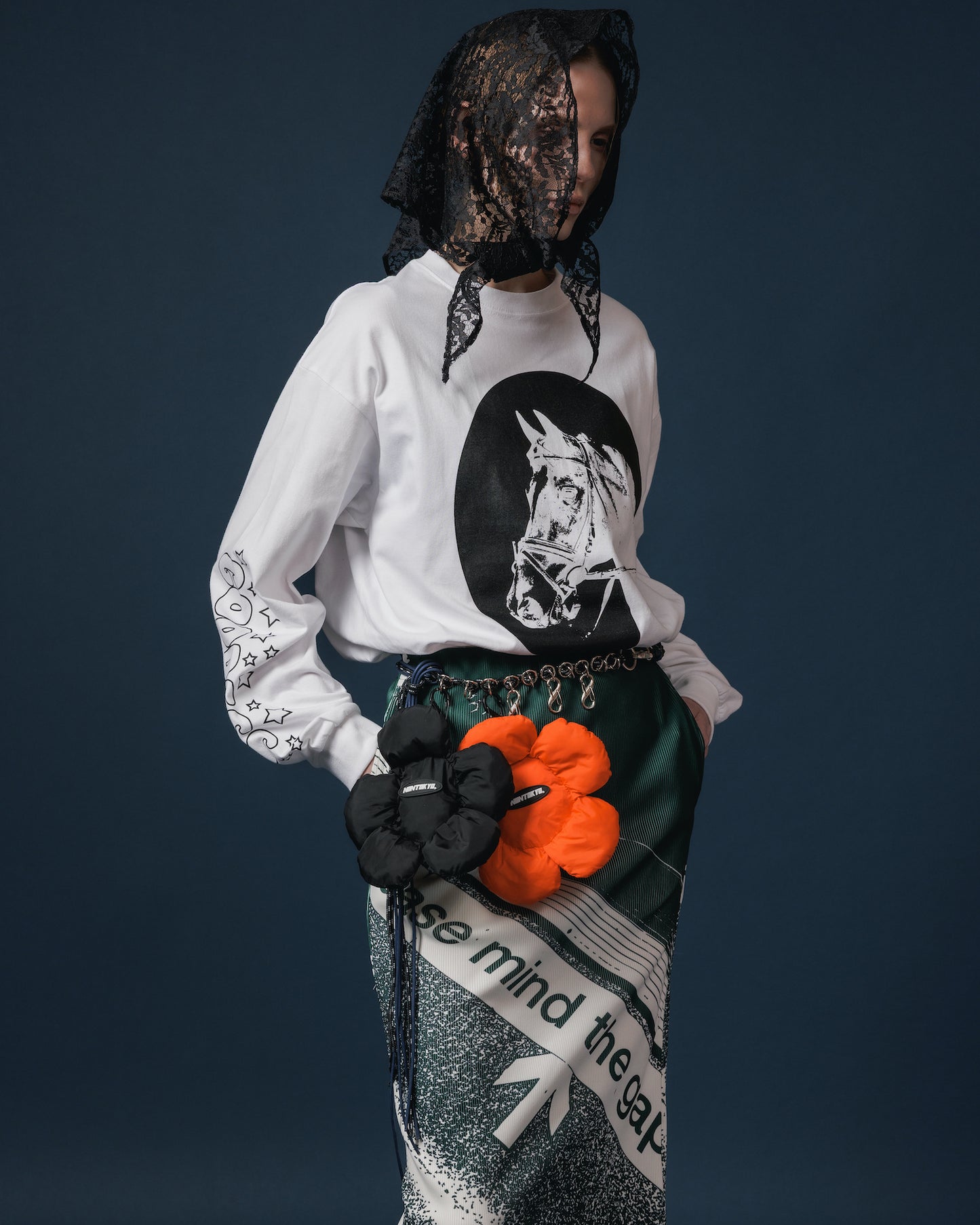 FLOWER ECO BAG (ORANGE)