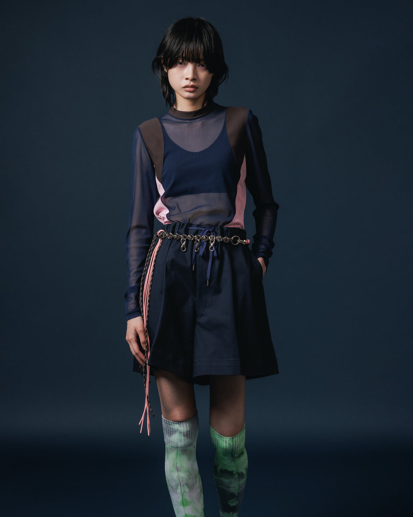 BLADE CODE BELT (PINK x BROWN)