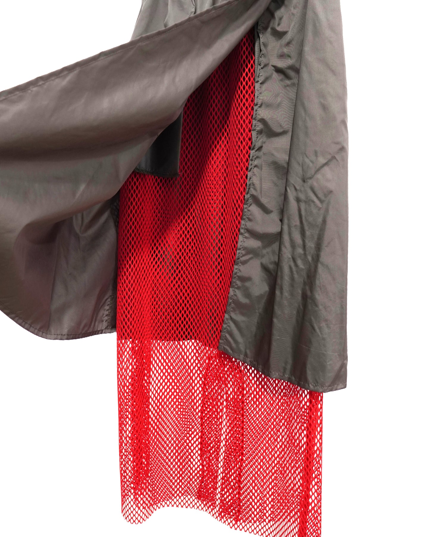 NON TOKYO / NET LAYERED SKIRT (BROWN×RED) / <NON TOKYO> Net layered skirt (brown×red)
