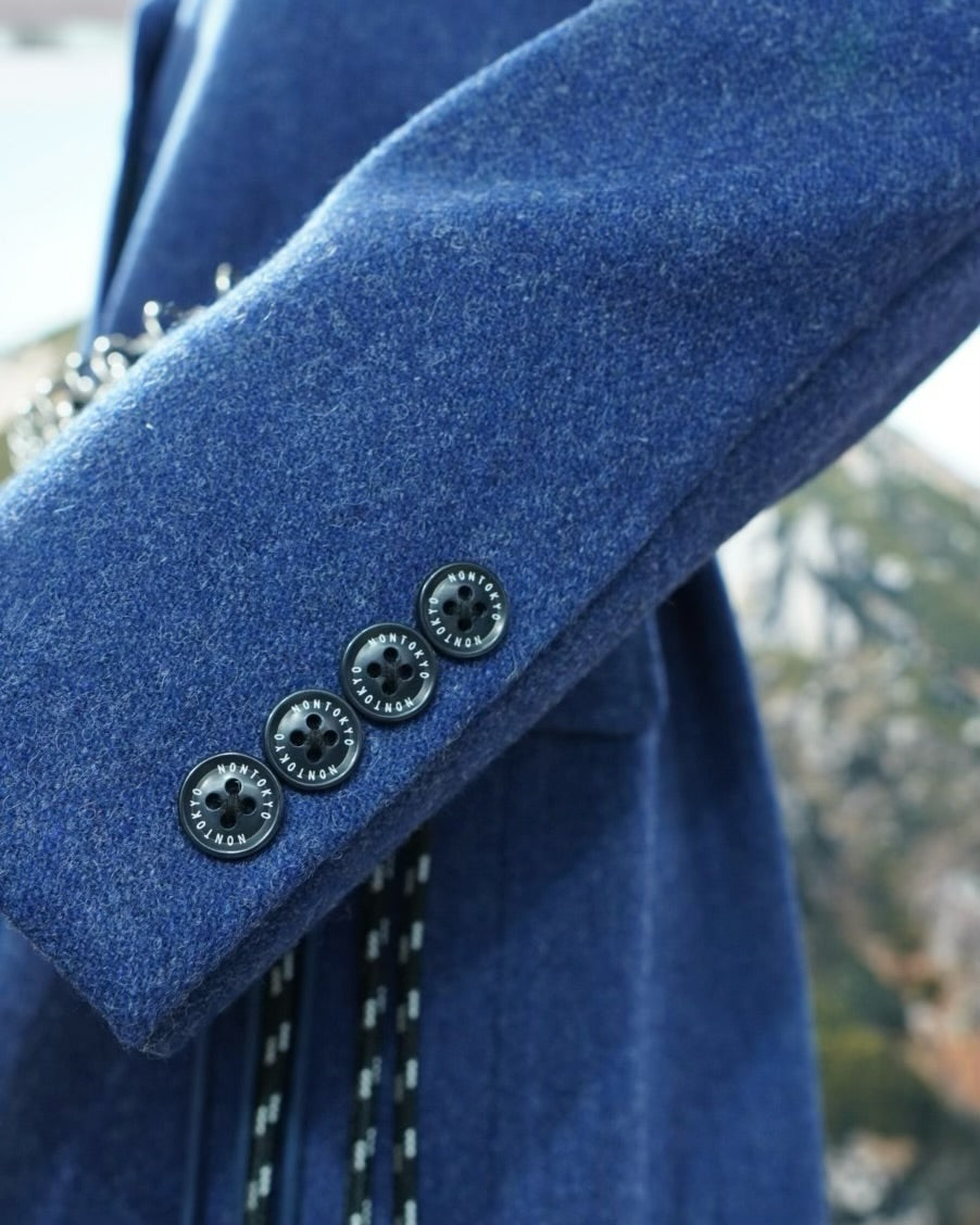 LONG CHESTER COAT (BLUE)