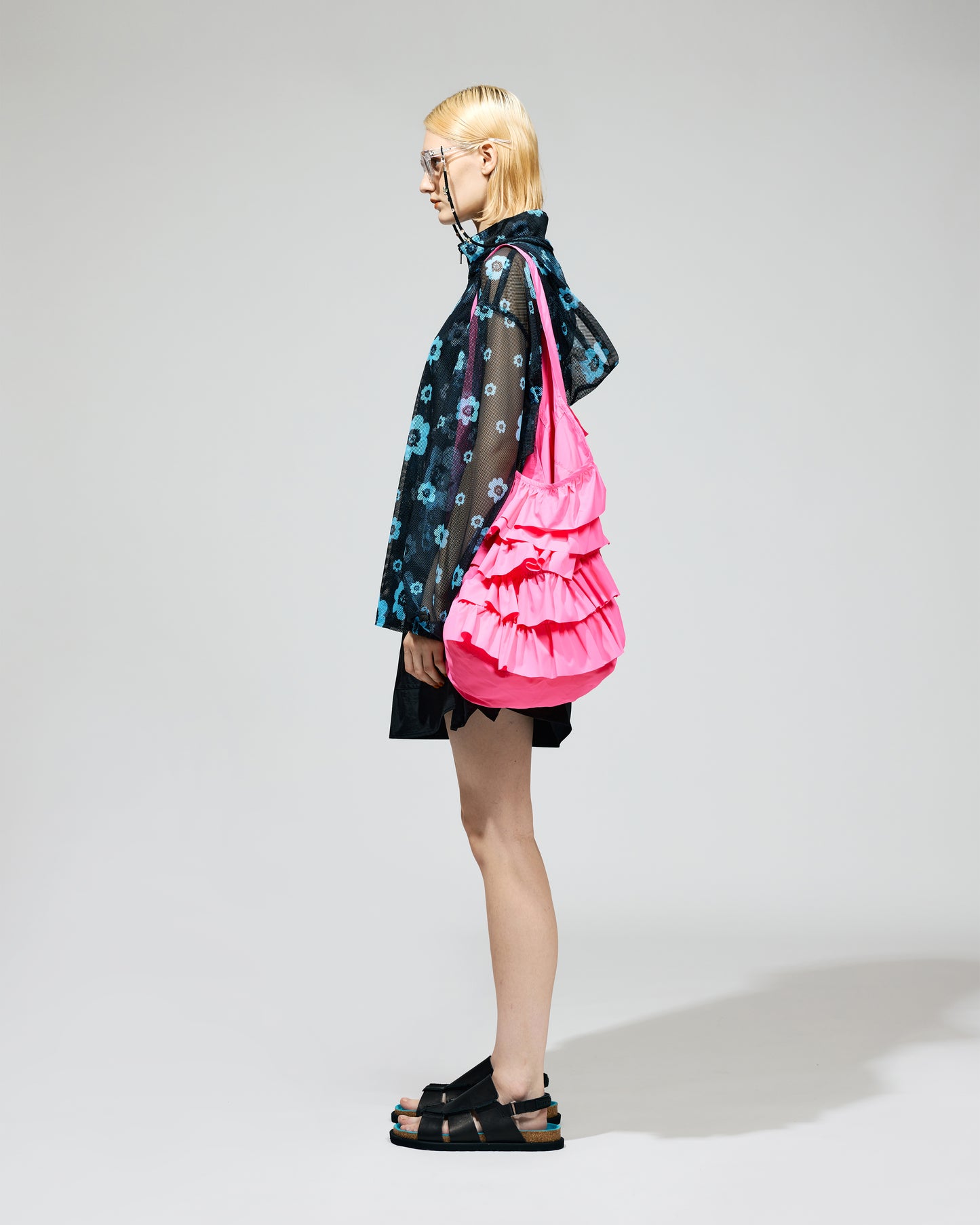FRILL SHOULDER BAG (PINK)
