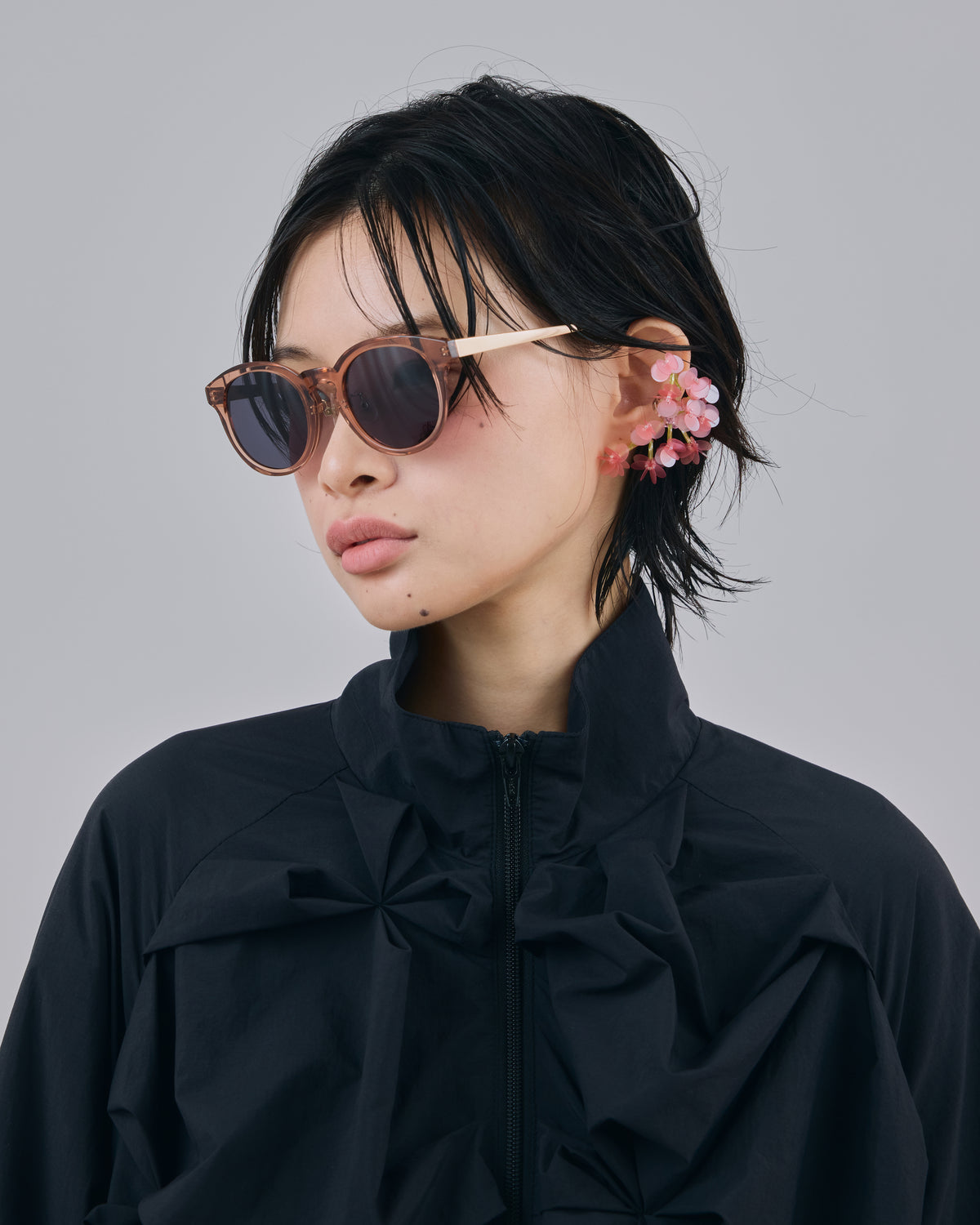 BLOOMING EAR CUFF (PINK)