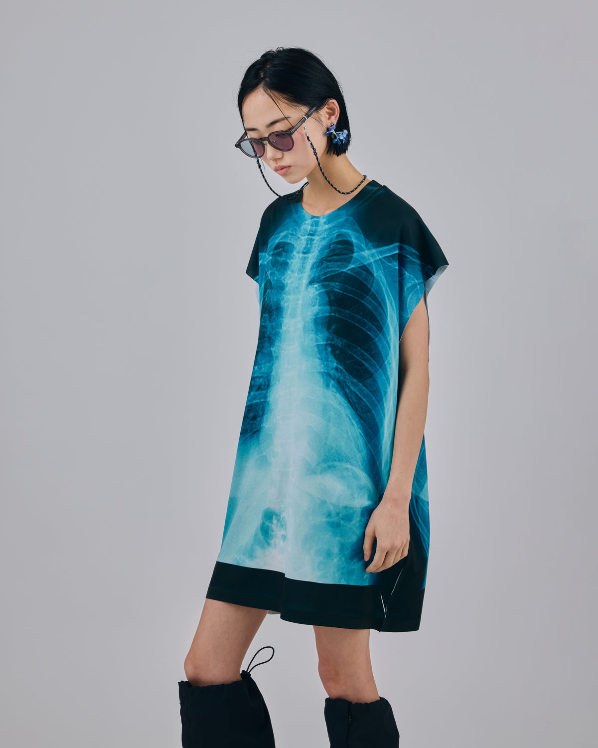 DIRECT PRINT NO-SLEEVE T-SHIRT (BONE)