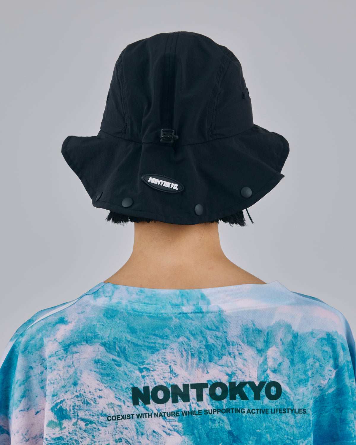 2WAY SUN SHADE CAP (BLACK)
