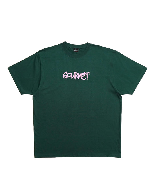 FLOCKY PRINT BIG T-SHIRT (gourmet/GREEN)