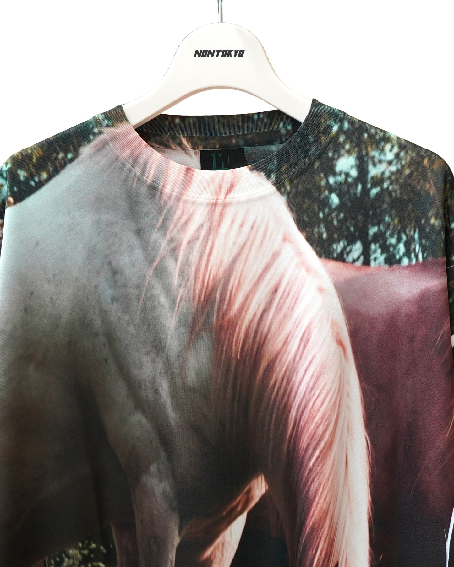 DIRECT PRINT L/S T-SHIRT (HORSE)