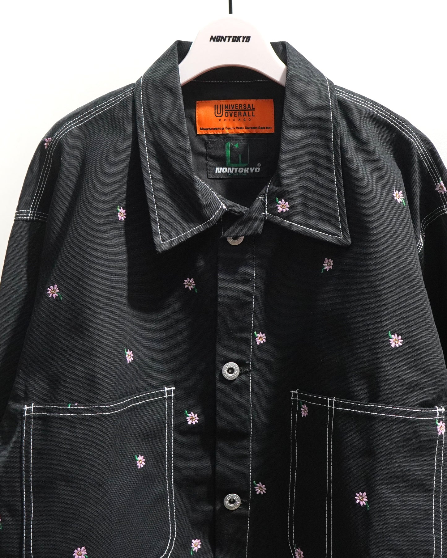 非东京/双丝带衬衫(黑色)