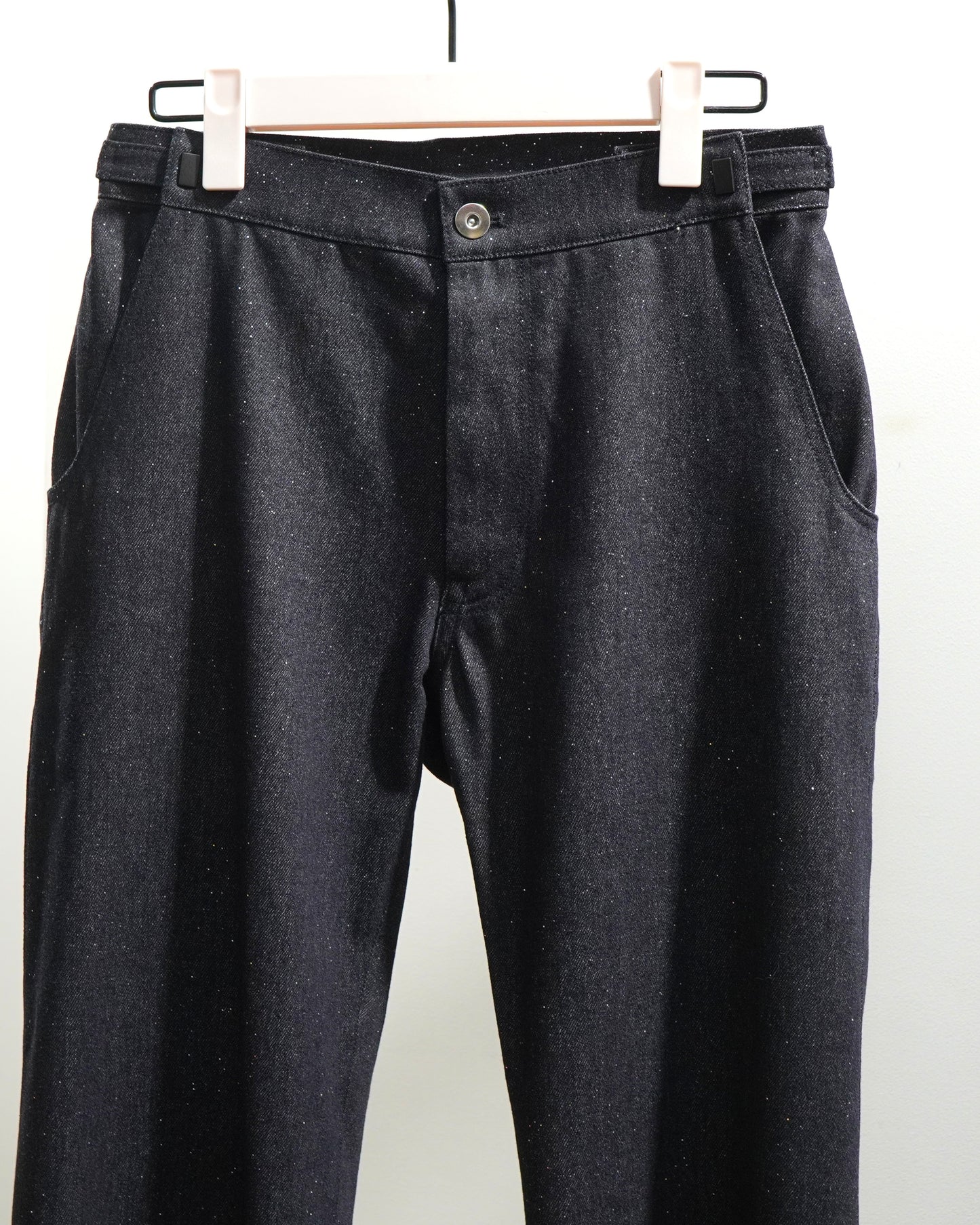 LAME DENIM PANTS (INDIGO)