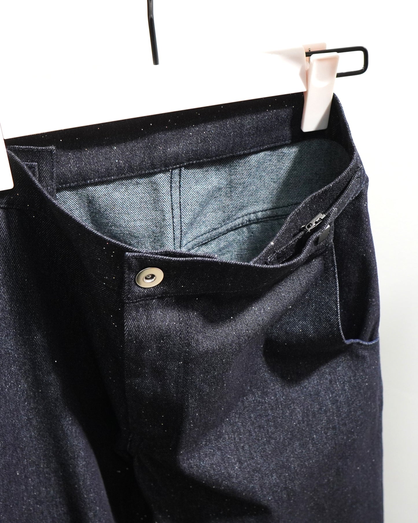 LAME DENIM PANTS (INDIGO)