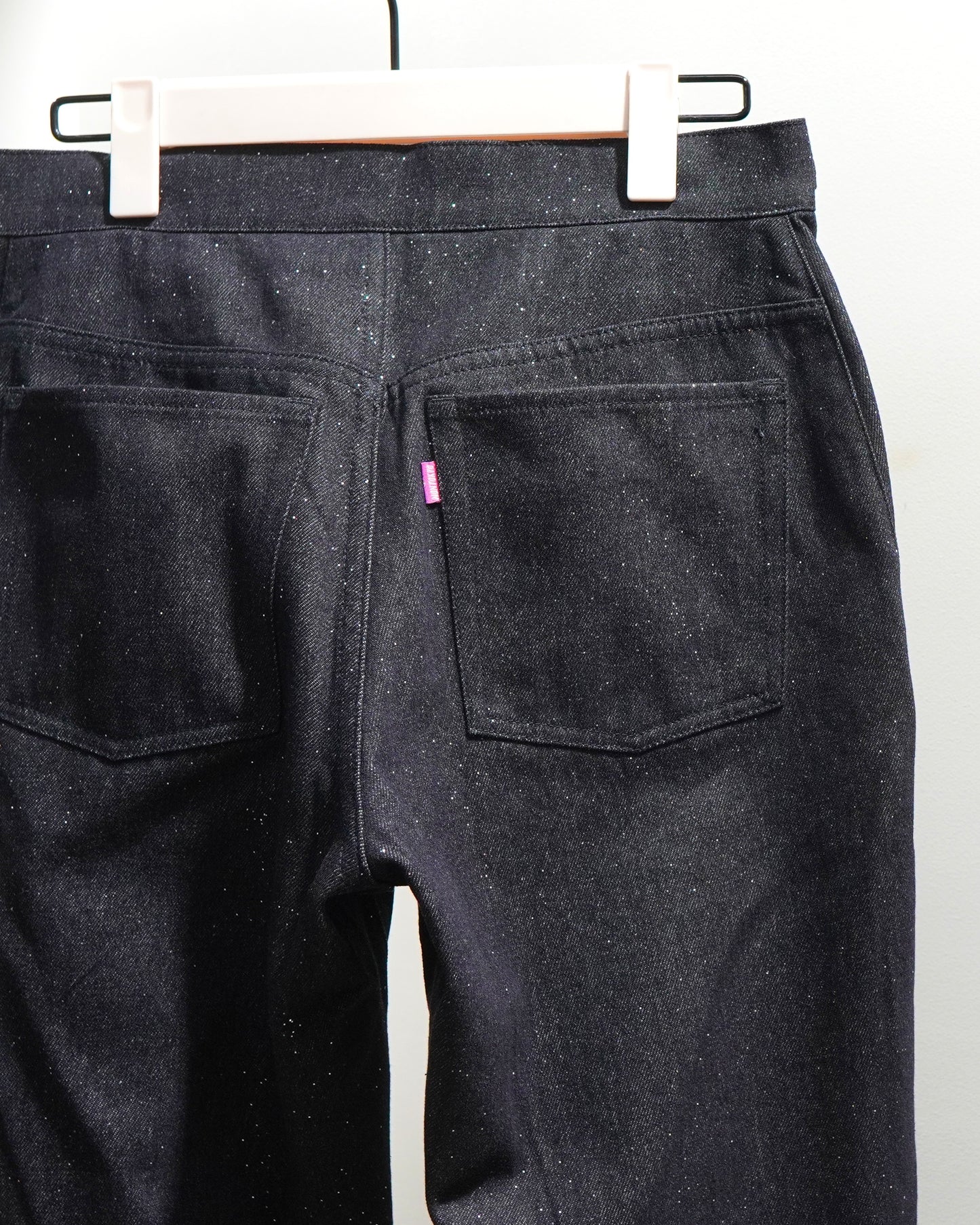LAME DENIM PANTS (INDIGO)