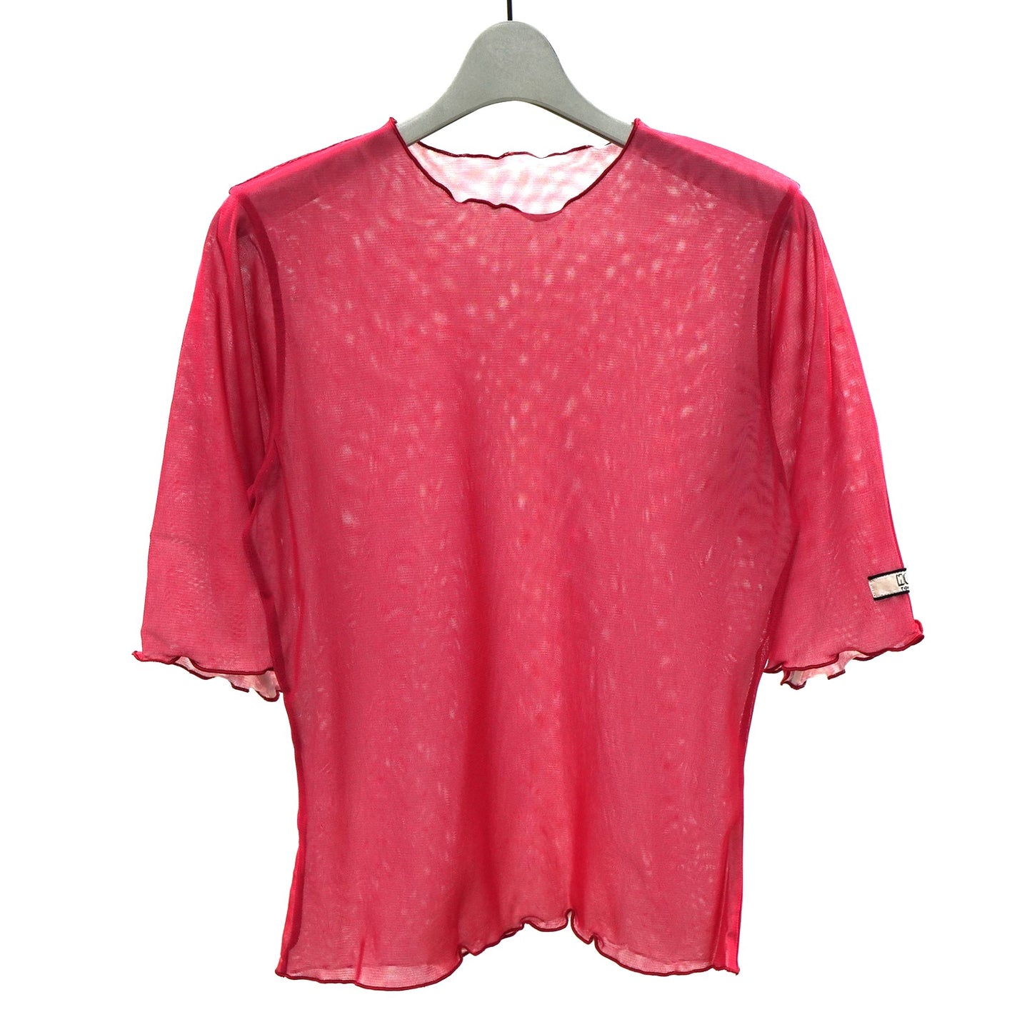 NON TOKYO / REVERSIBLE POWERNET C/S (PINK×L.PINK) /〈ノントーキョー〉リバーシブルパワーネットカットソー