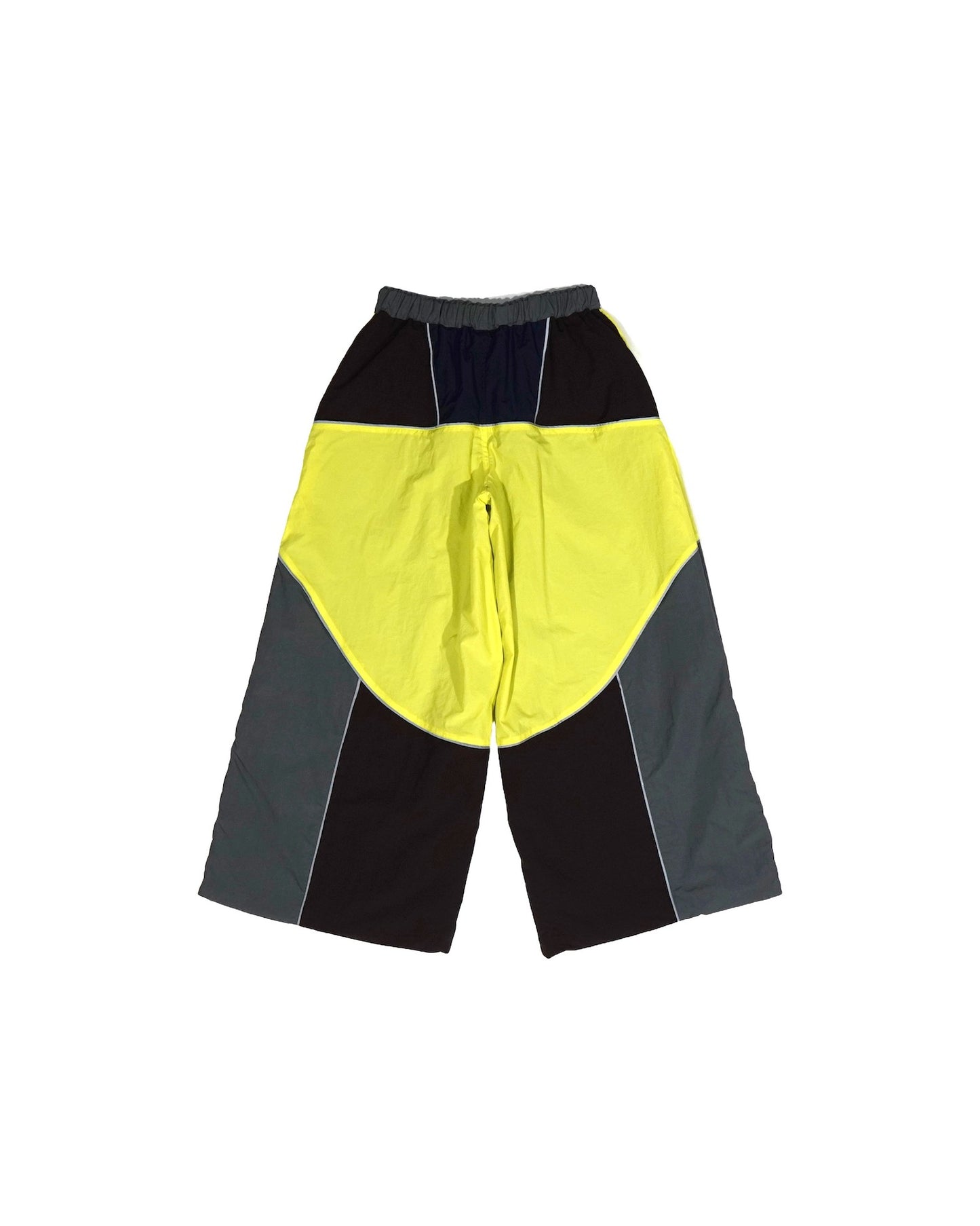 SWITCHING NYLON PANTS (BROWN x YELLOW)