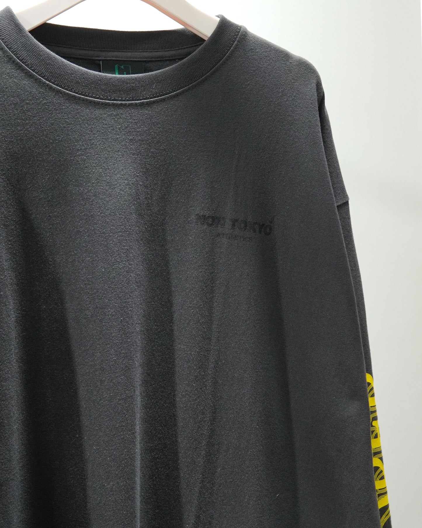 SHEER CAMISOLE L/S T-SHIRTS (GRAY x PINK)