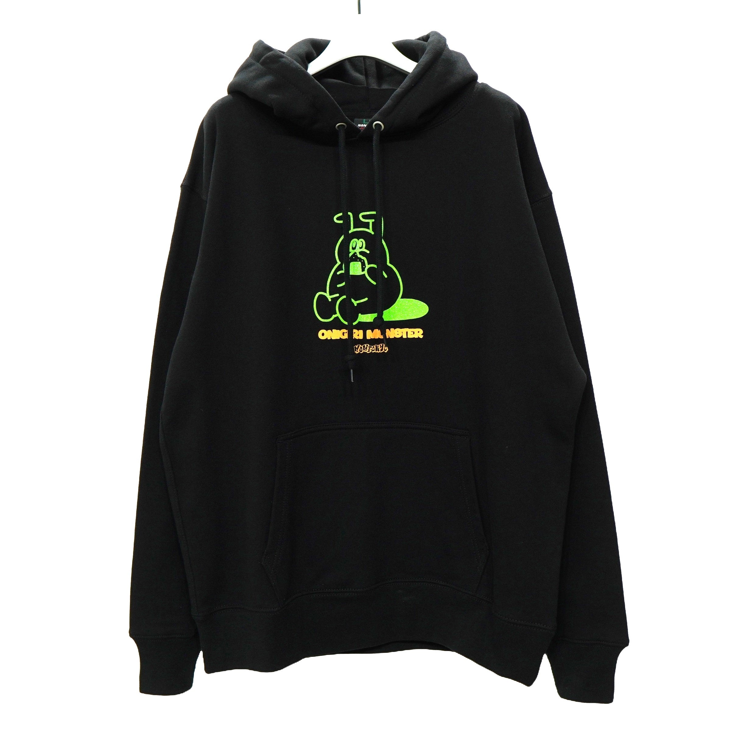 NON TOKYO / ONIGIRIMAN SWEAT HOODIE (BLACK) / 〈ノントーキョー