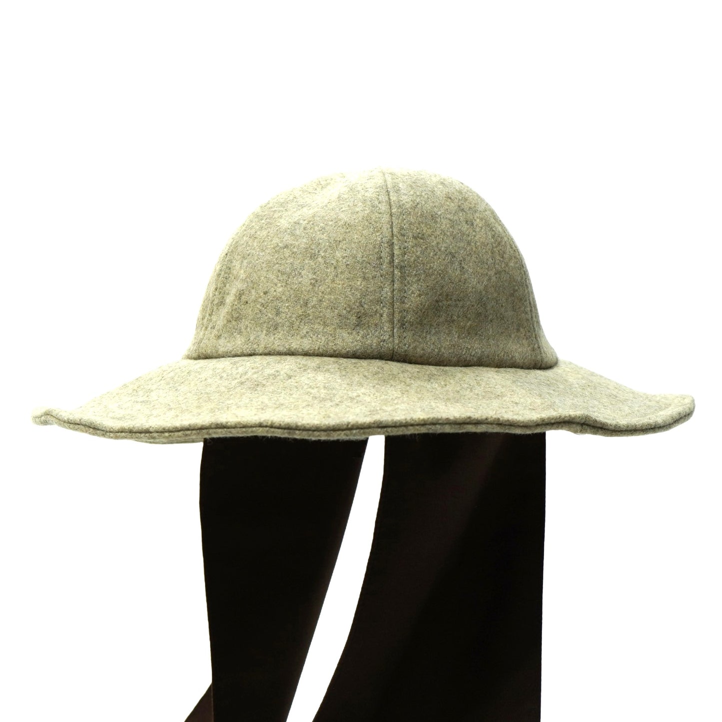 NON TOKYO / WOOL RIBBON HAT (BEIGE) / 〈ノントーキョー〉ウールリボンハット (ベージュ)