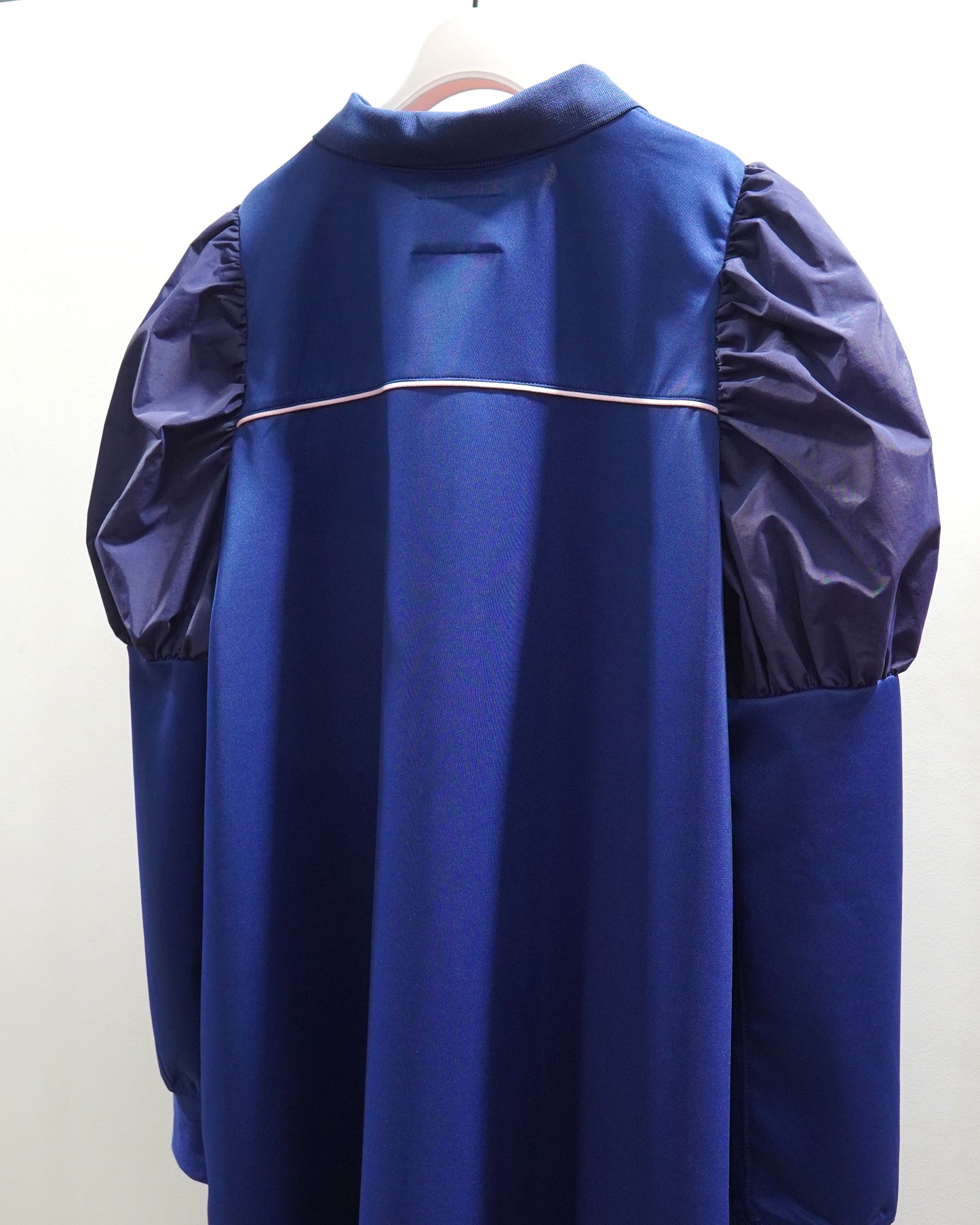 PUFF SLEEVE JERSEY ONE-PIECE (BLUE)