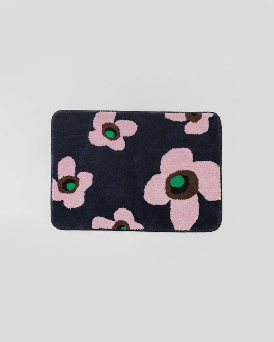 ORIGINAL RUG 【FLOWER】 (NAVY)
