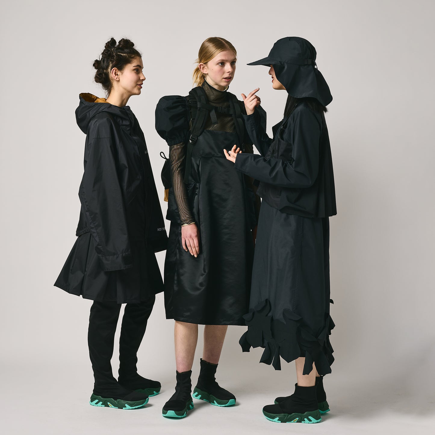 NON TOKYO×Wild Things / 双面 DENALI 夹克(黑色×芥末色)