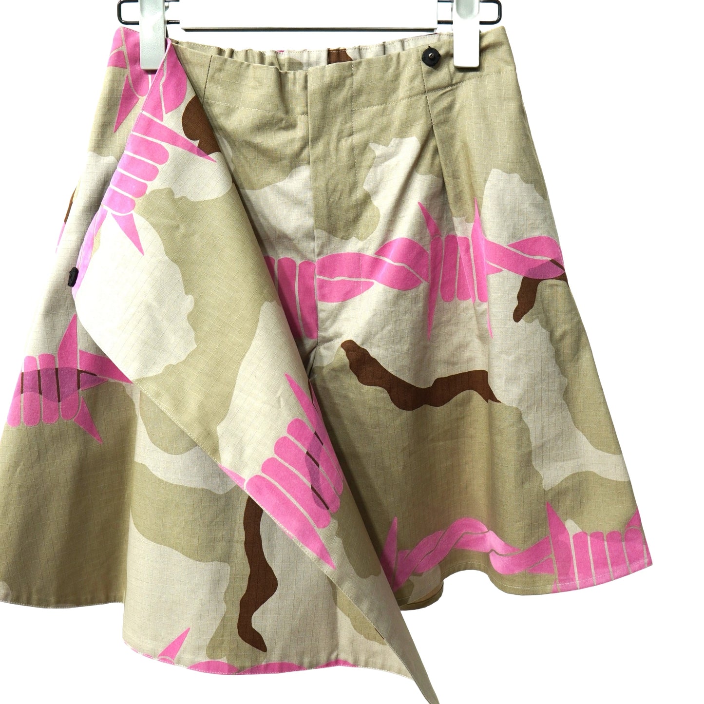 NON TOKYO / WRAP CULOTTE SKIRT (BEIGE CAMO) / <NON TOKYO> Wrap culotte skirt (beige camo)