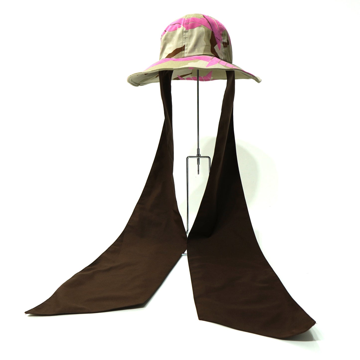 NON TOKYO / CAMO ROBBON HAT (BEIGE CAMO) / 〈ノントーキョー〉カモリボンハット (ベージュカモ)