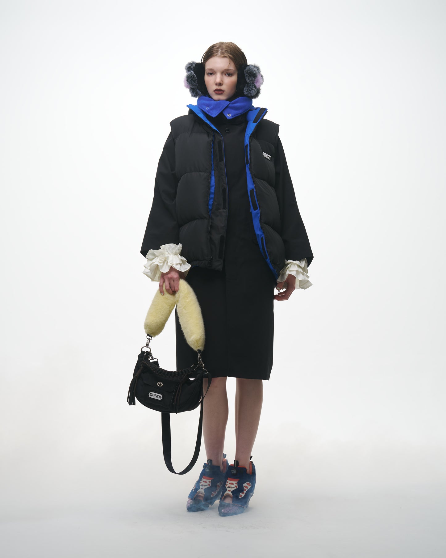 NON TOKYO / FRILL SLEEVE C/S (WHITE) <NON TOKYO> Frill sleeve cut and sew (white)